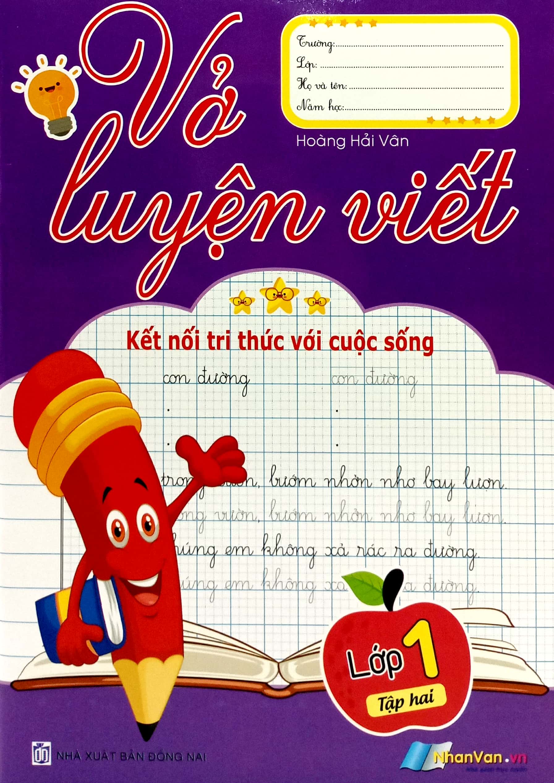 vở luyện viết lớp 1 - tập 2 (kết nối tri thức với cuộc sống)