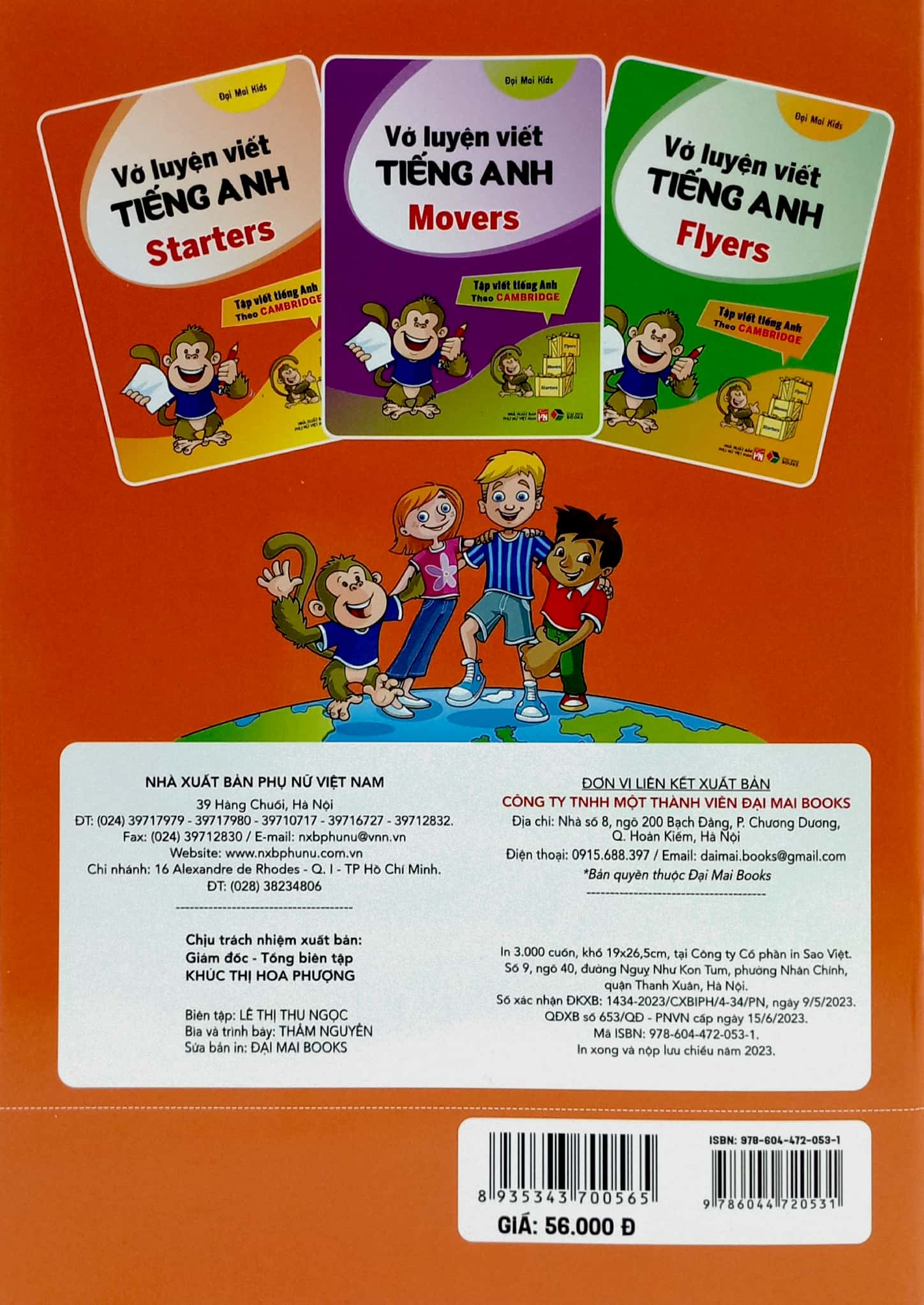 vở luyện viết tiếng anh starters (tập viết tiếng anh theo cambridge)