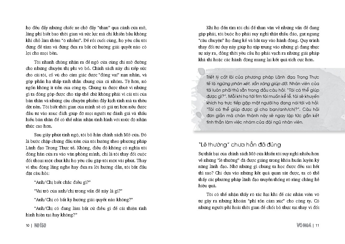 vô ngã - không vượt qua mình, đừng làm gì hết