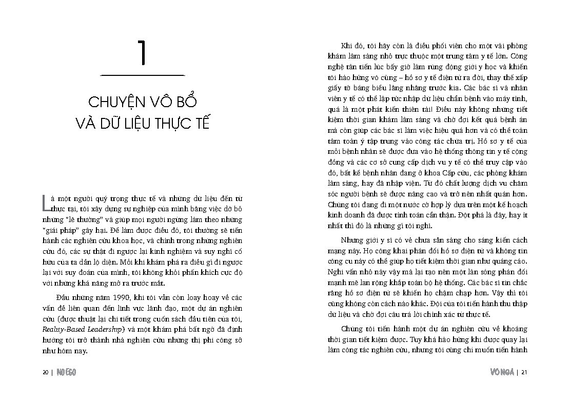 vô ngã - không vượt qua mình, đừng làm gì hết