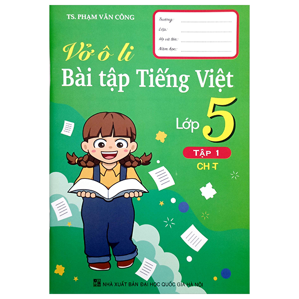 vở ô li bài tập tiếng việt lớp 5 - tập 1 (chân trời)