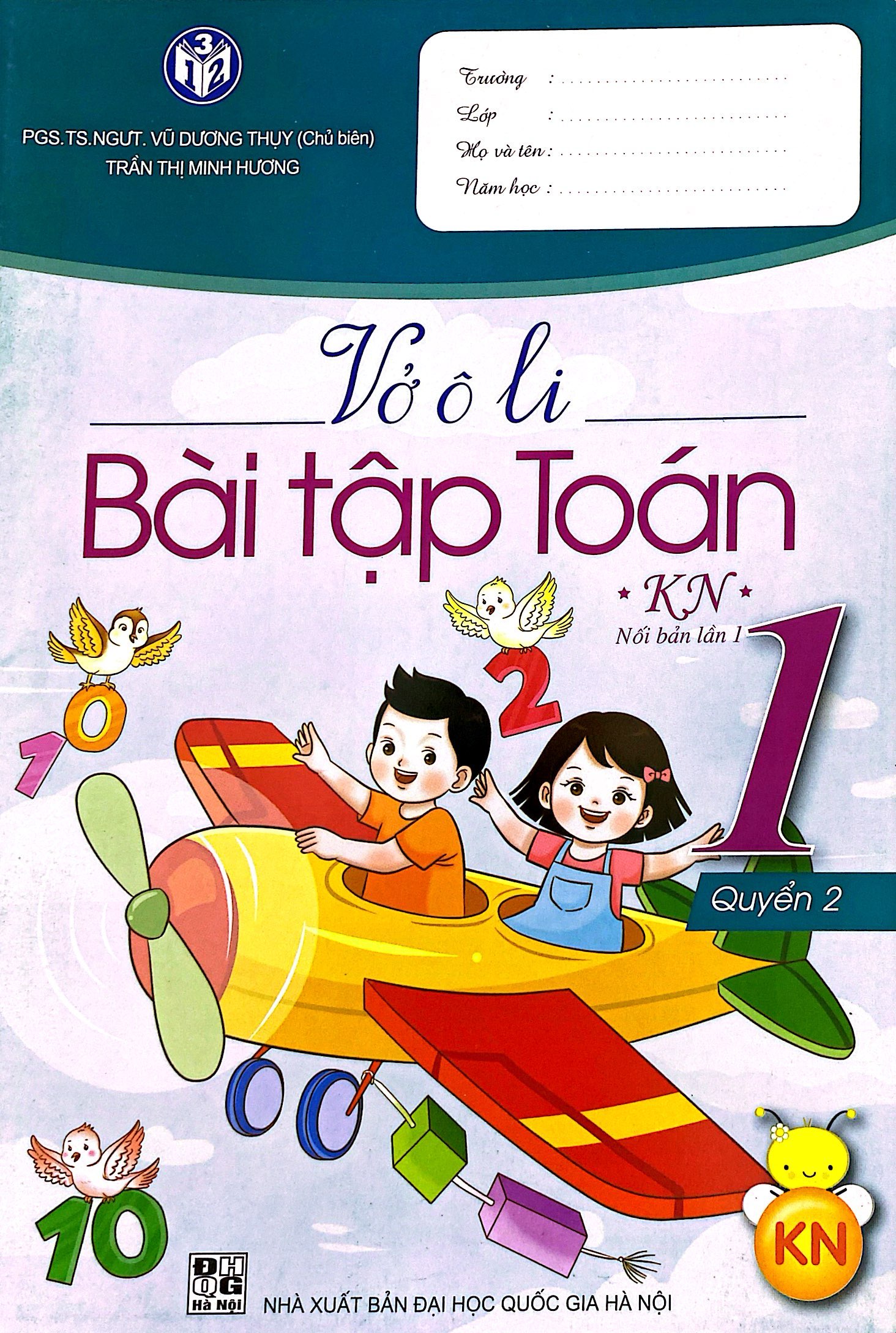 vở ô li bài tập toán 1 - quyển 2 (kết nối) (2021)