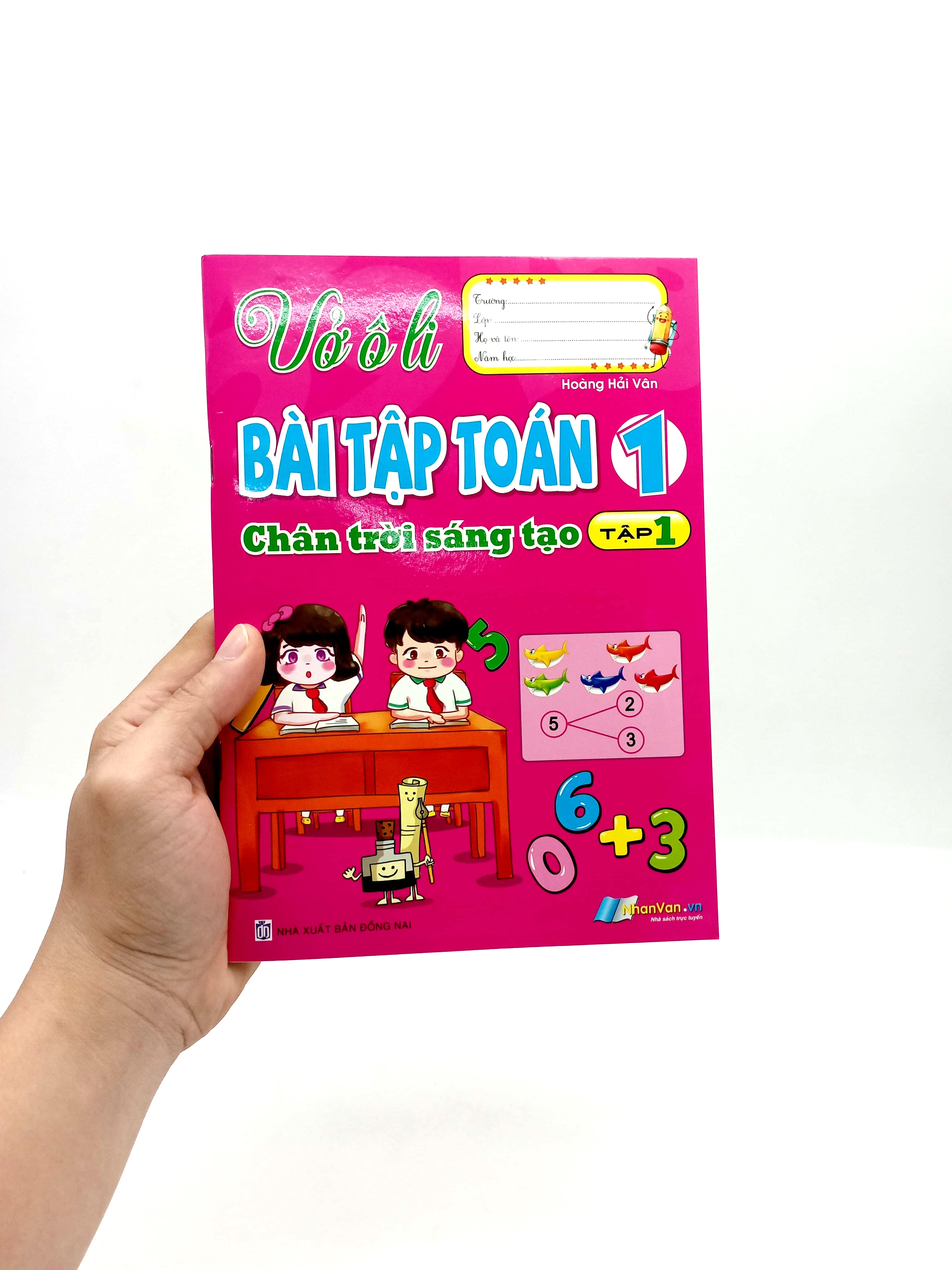 vở ô li bài tập toán 1 - tập 1 (chân trời sáng tạo)