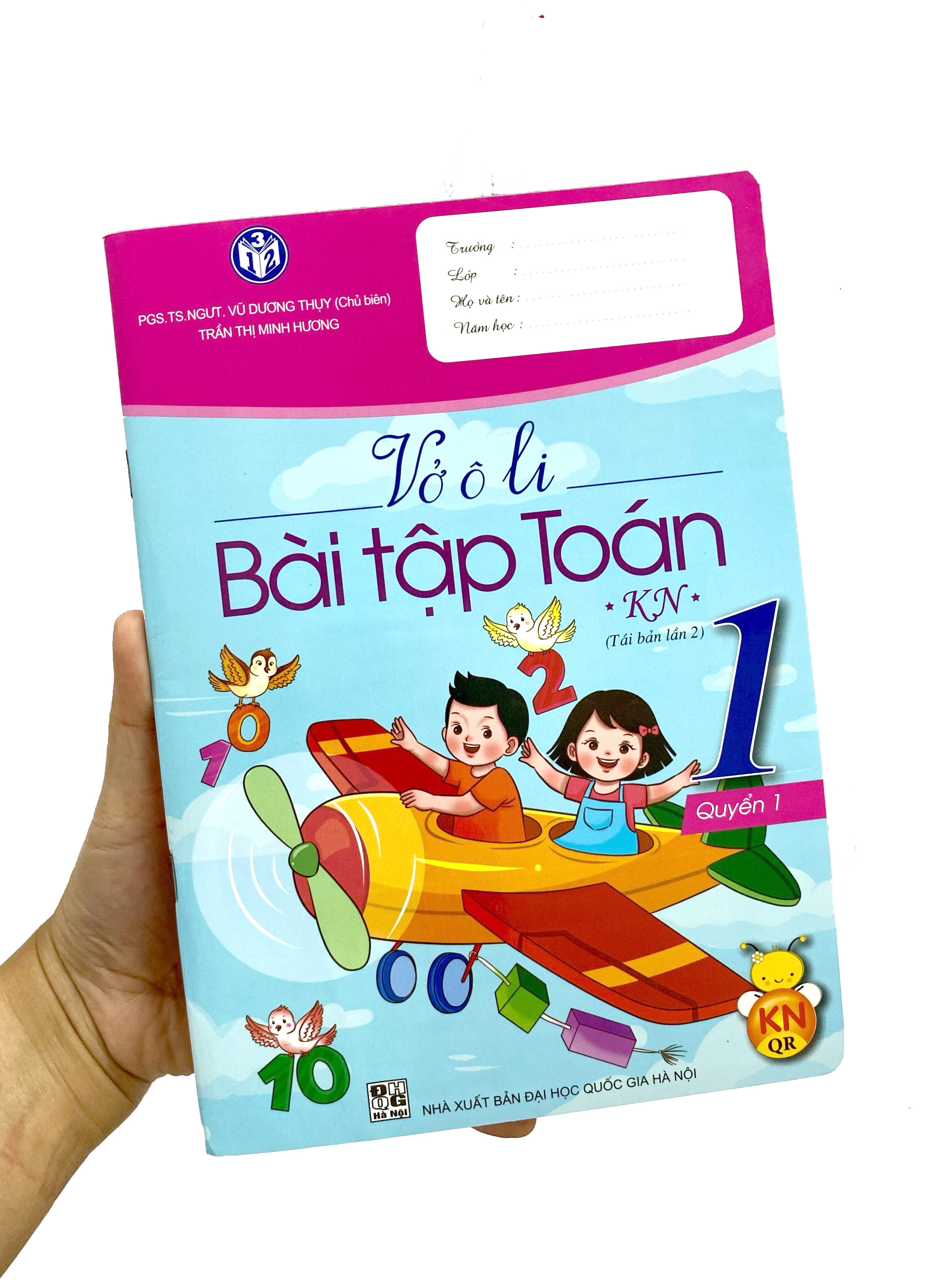 vở ô li bài tập toán 1 - tập 1 (kết nối - 2022)