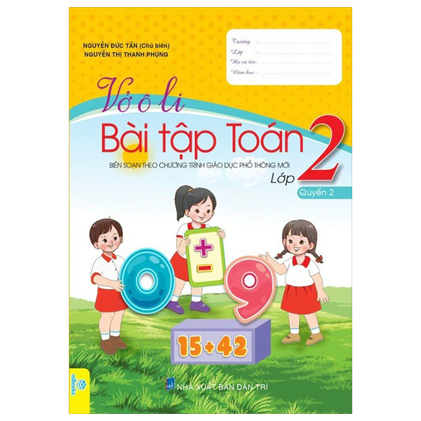 vở ô li bài tập toán 2 - quyển 2