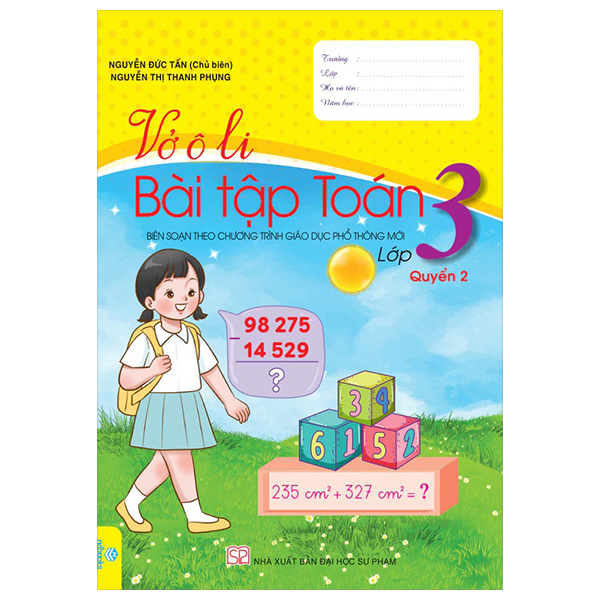 vở ô li bài tập toán 3 - quyển 2 (theo chương trình gdpt mới)