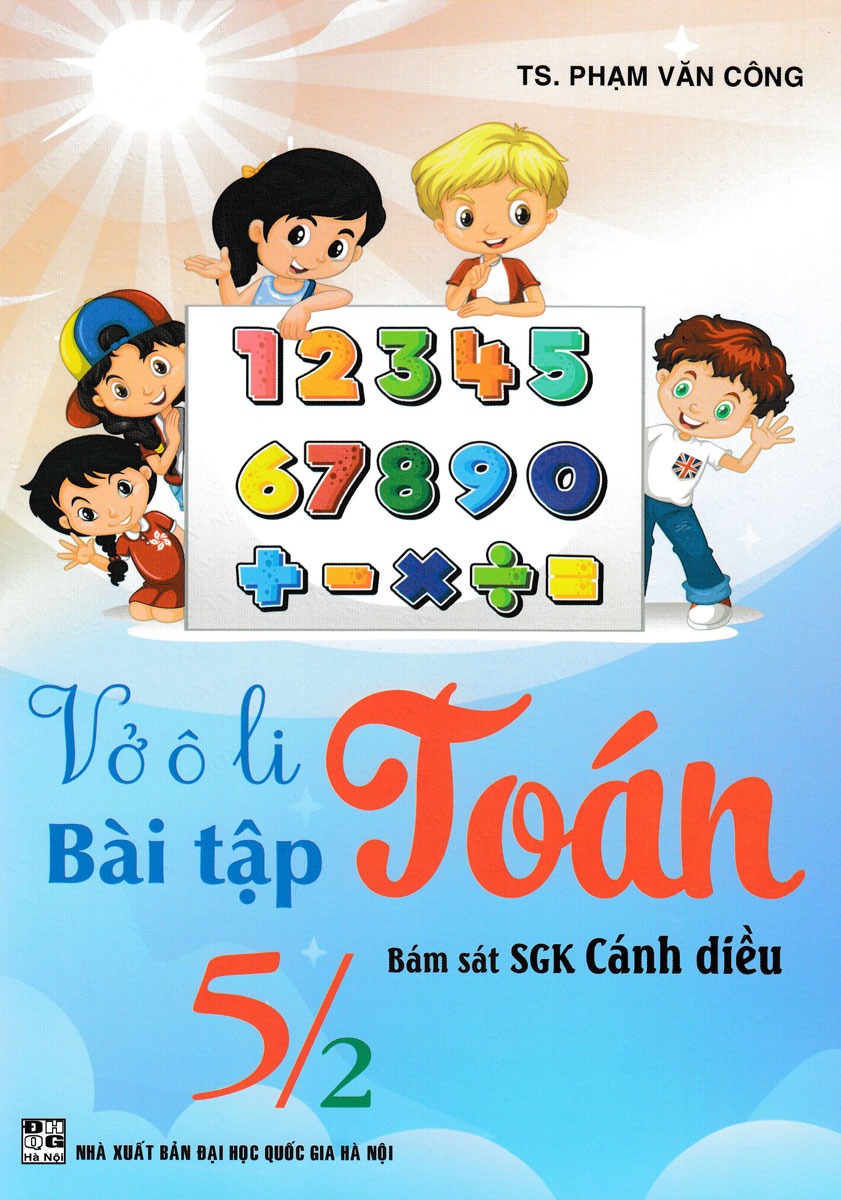 vở ô li bài tập toán 5/2 (bám sát sgk cánh diều)