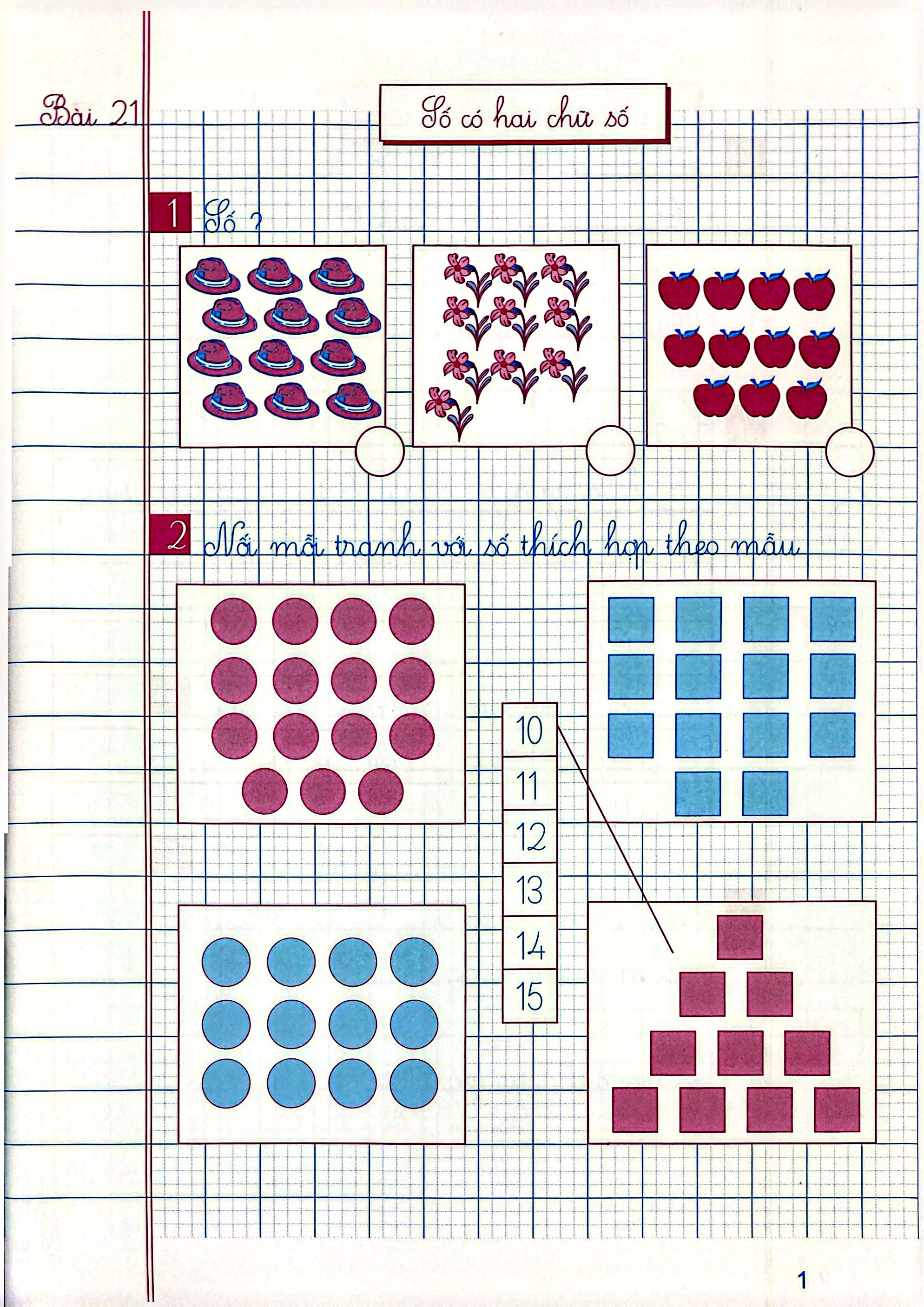 Vở Ô Li Bài Tập Toán Lớp 1 - Quyển 2 (Kết Nối) - Ảnh 3