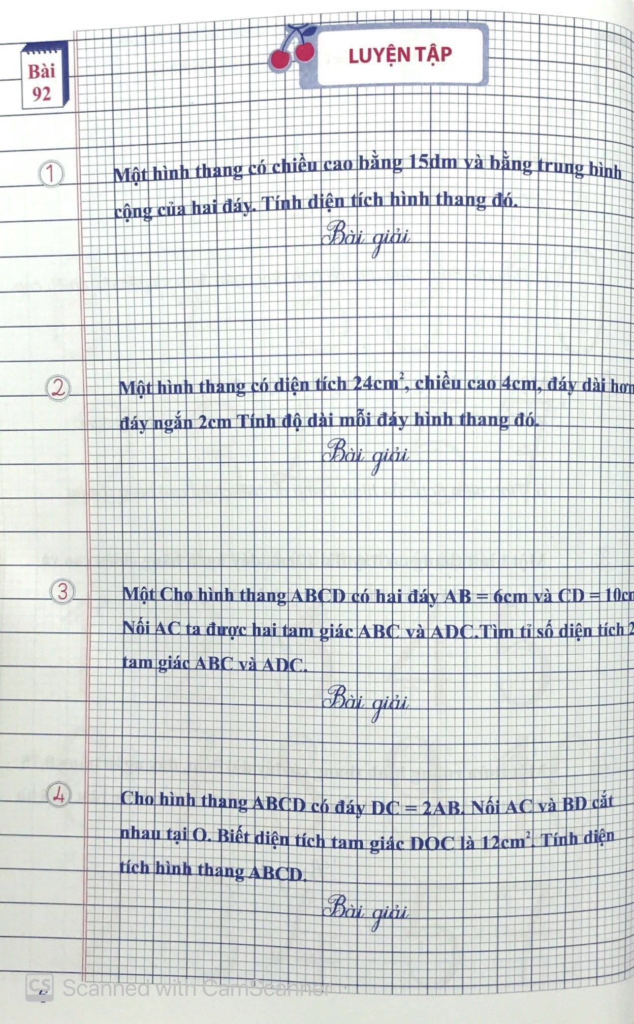 vở ô luyện tập toán lớp 5 - quyển 2