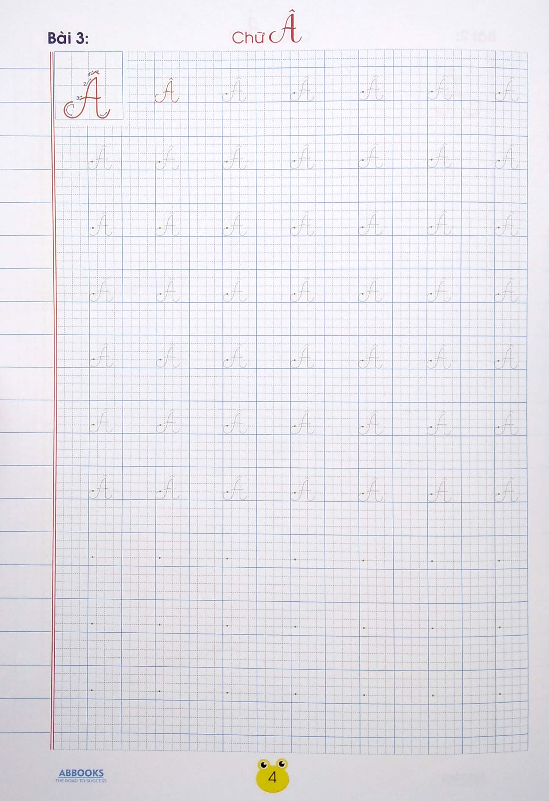 vở ô ly tập tô chữ - chữ cái viết hoa (dành cho bé chuẩn bị vào lớp 1)