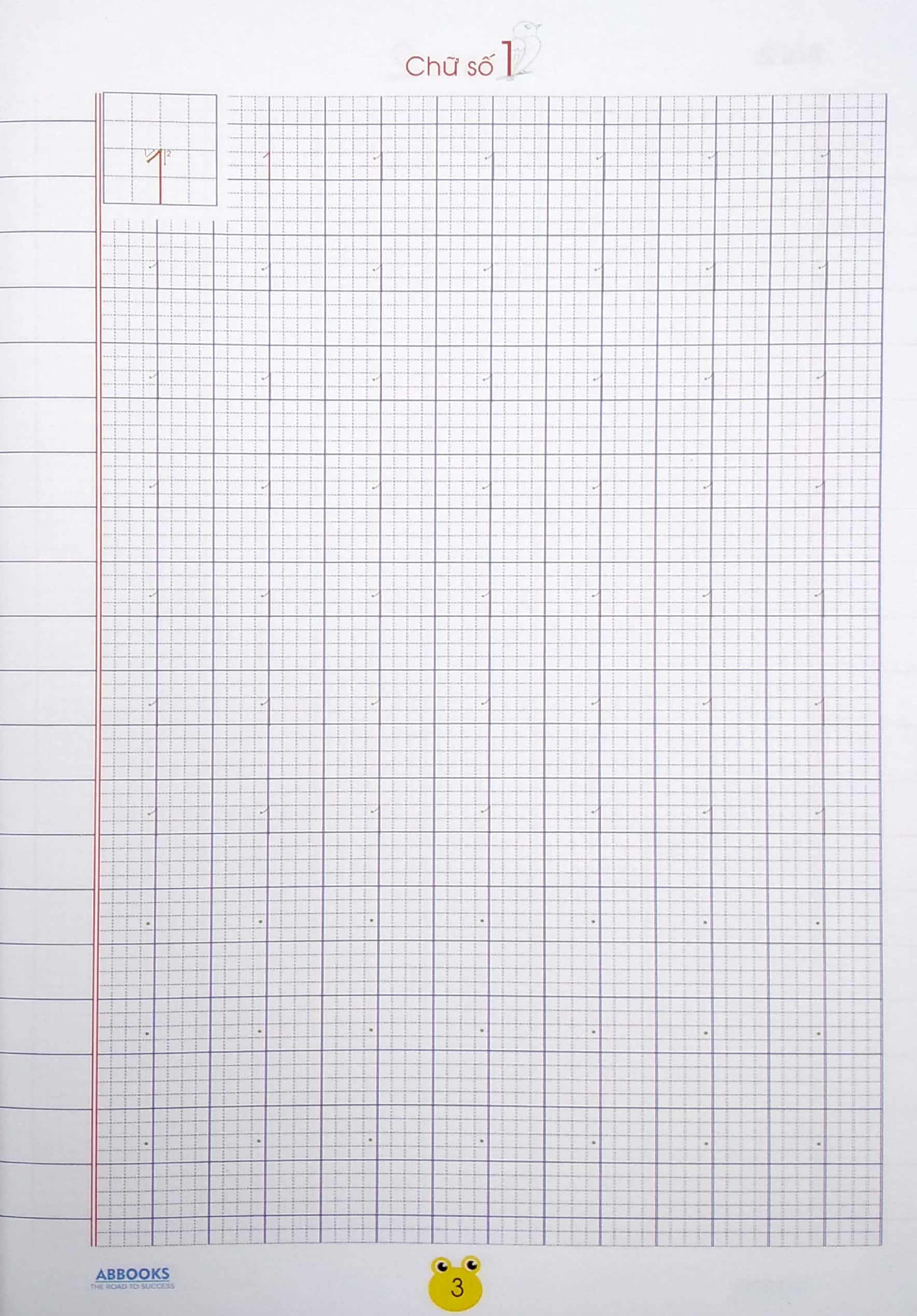 vở ô ly tập tô chữ số (dành cho bé chuẩn bị vào lớp 1)