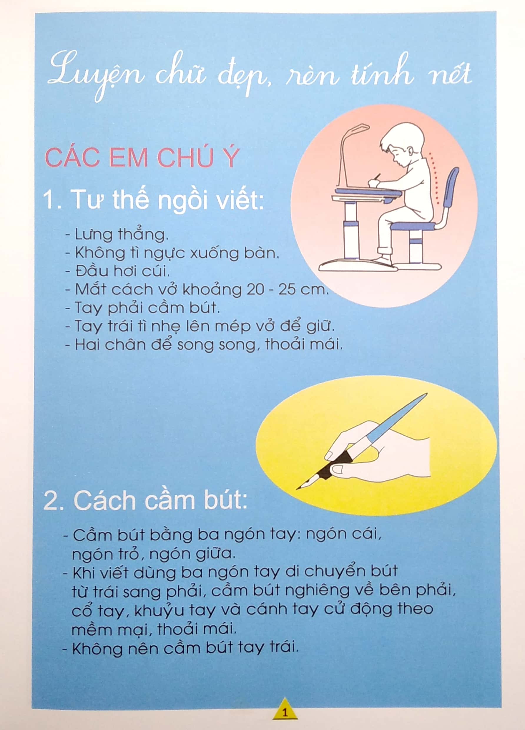 vở ô ly tập việt 1 - hạ cỡ chữ theo nhóm nét