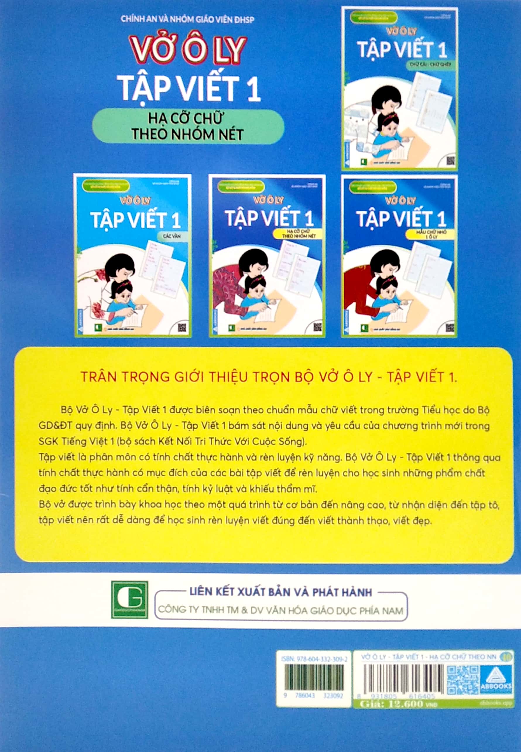 vở ô ly tập việt 1 - hạ cỡ chữ theo nhóm nét