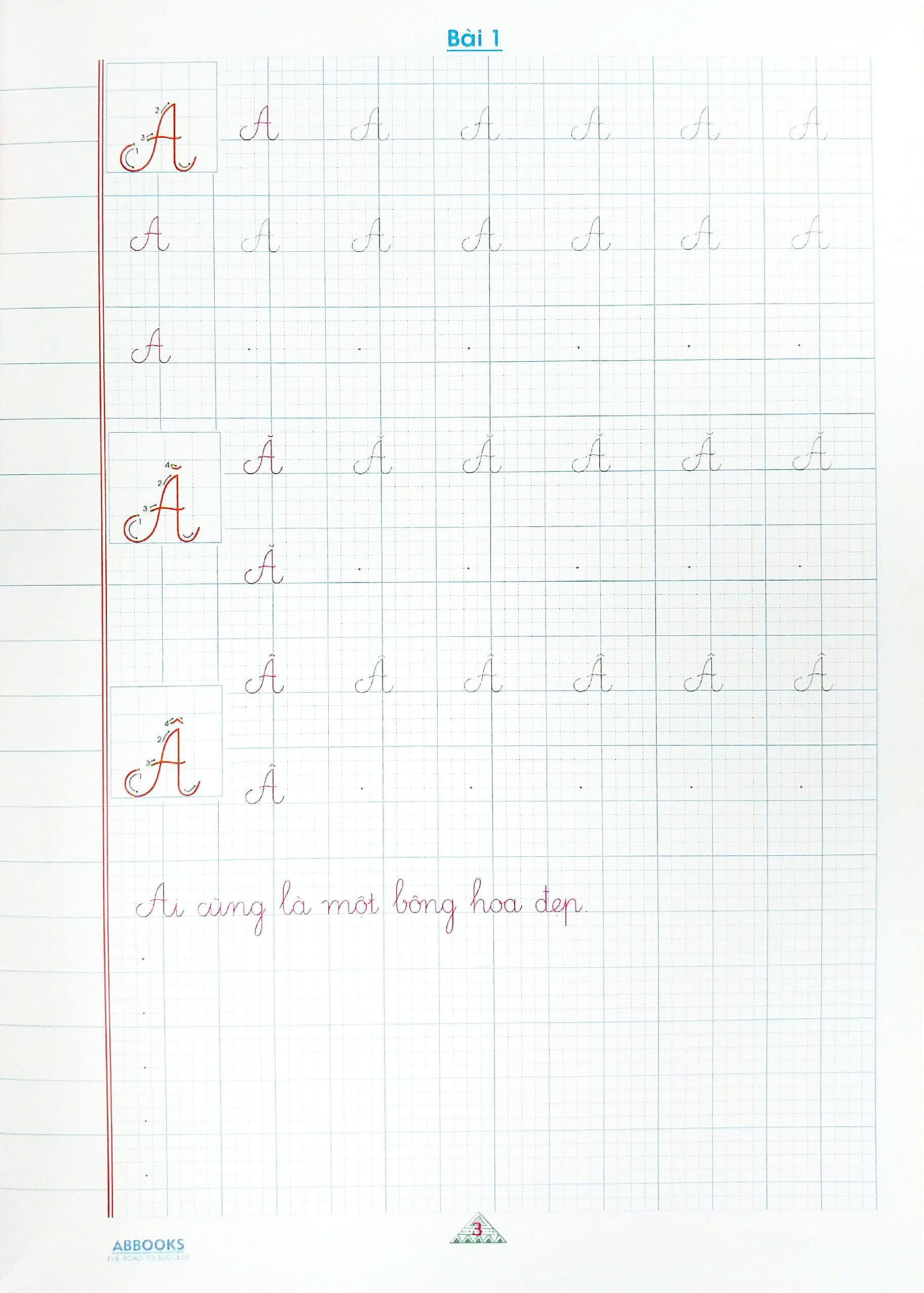 vở ô ly tập viết - chữ cái - theo chuẩn chương trình sách giáo khoa mới - chân trời sáng tạo