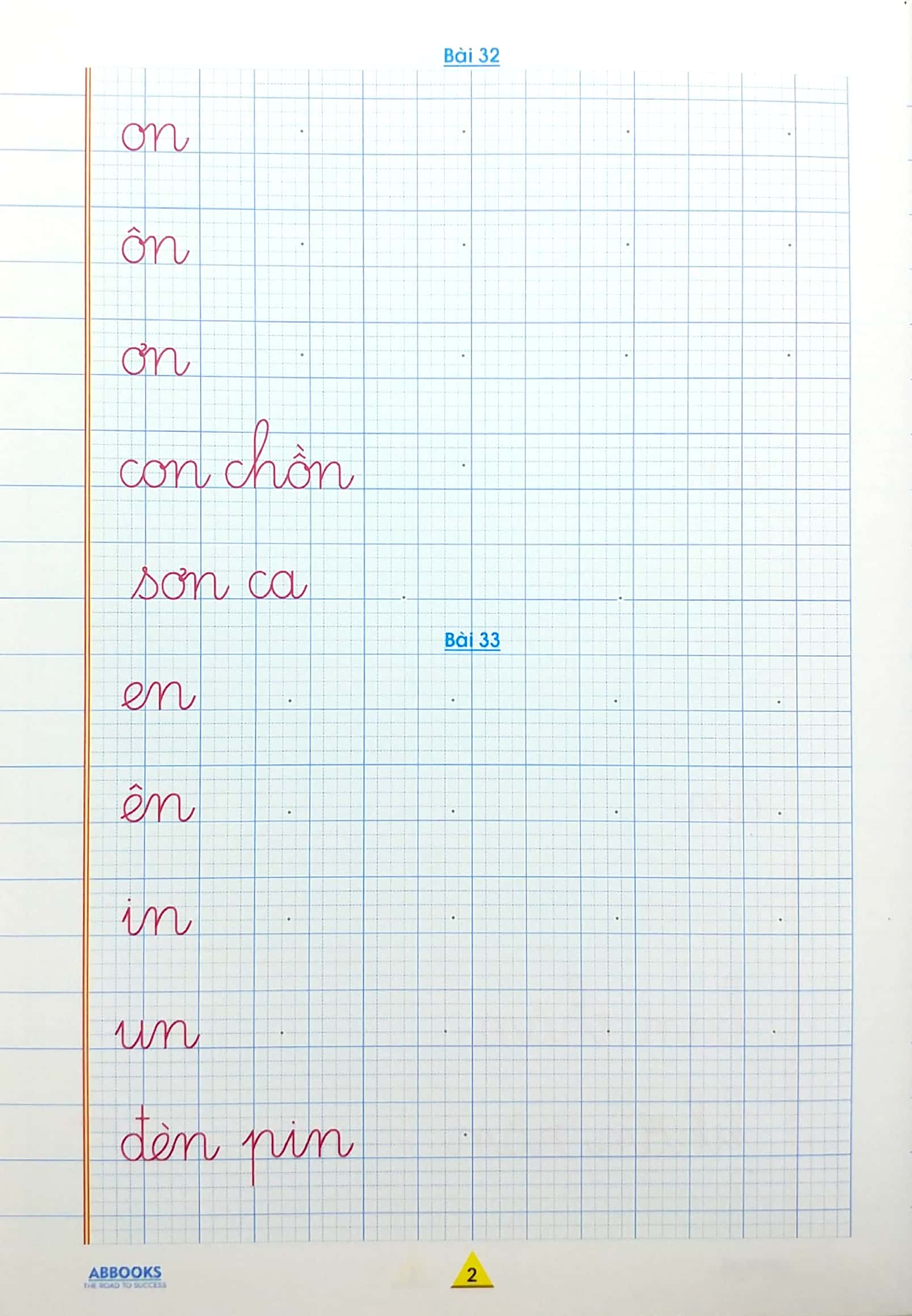 vở ô ly tập viết - chữ thường - theo chuẩn chương trình sách giáo khoa mới