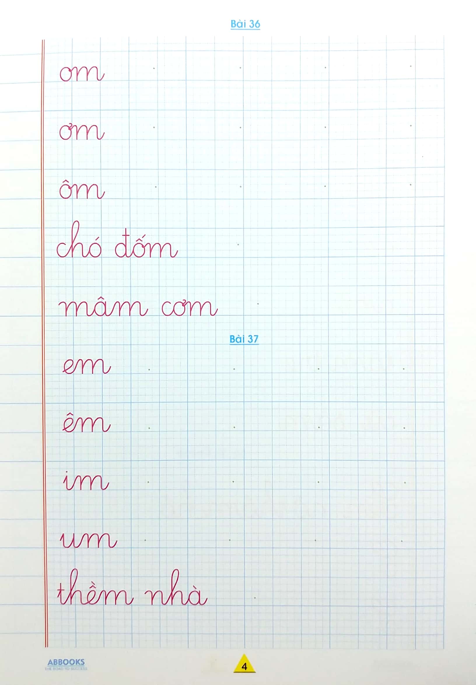 vở ô ly tập viết - chữ thường - theo chuẩn chương trình sách giáo khoa mới