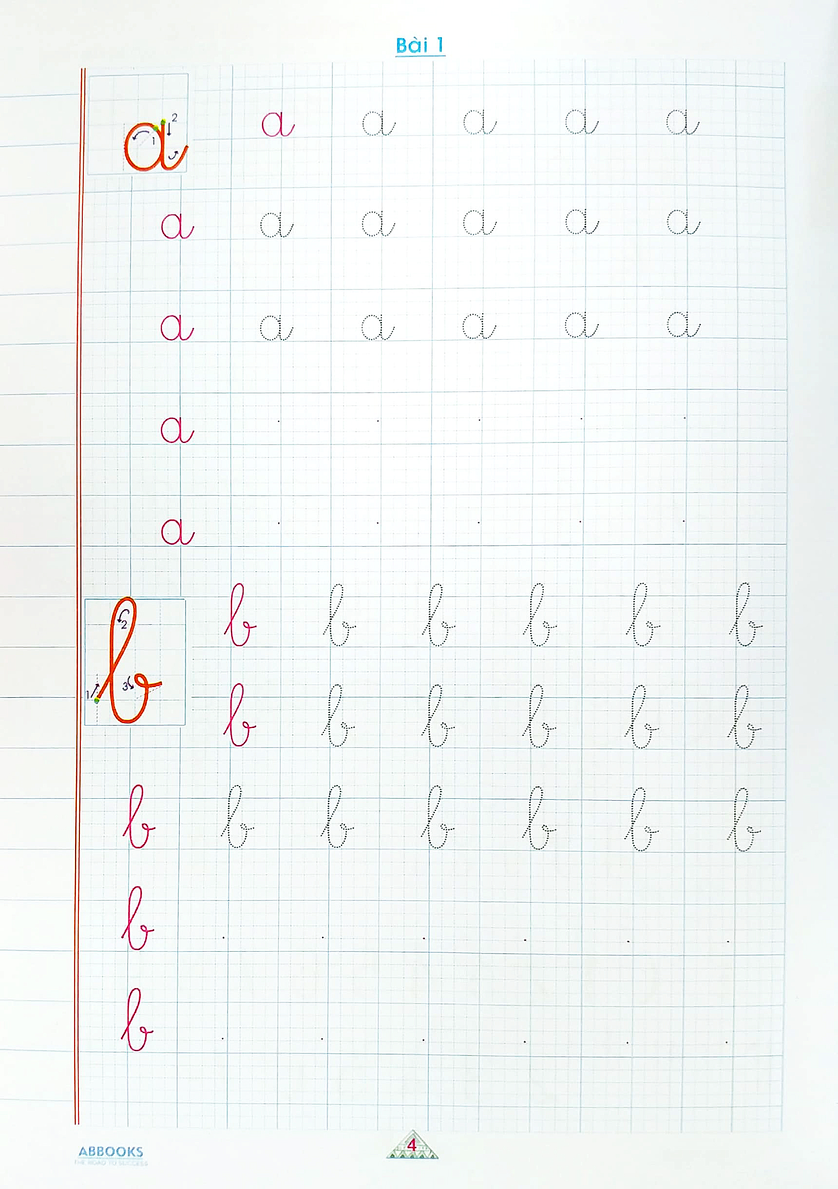 vở ô ly tập viết - chữ thường - theo chuẩn chương trình sách giáo khoa mới - chân trời sáng tạo