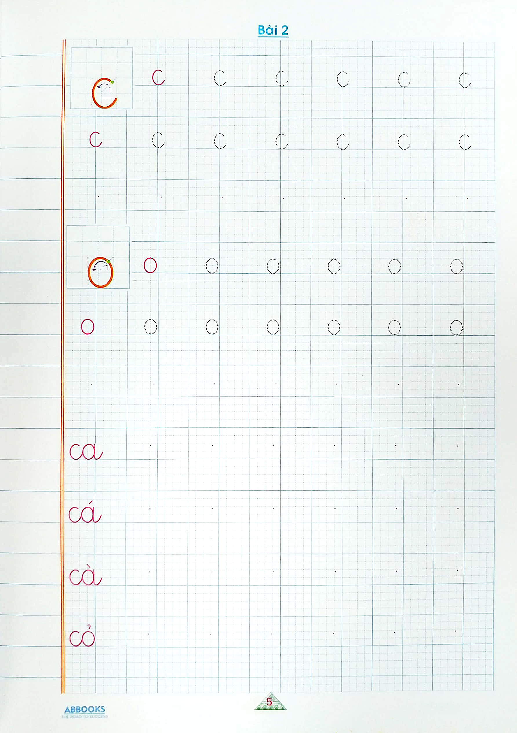 vở ô ly tập viết - chữ thường - theo chuẩn chương trình sách giáo khoa mới - chân trời sáng tạo