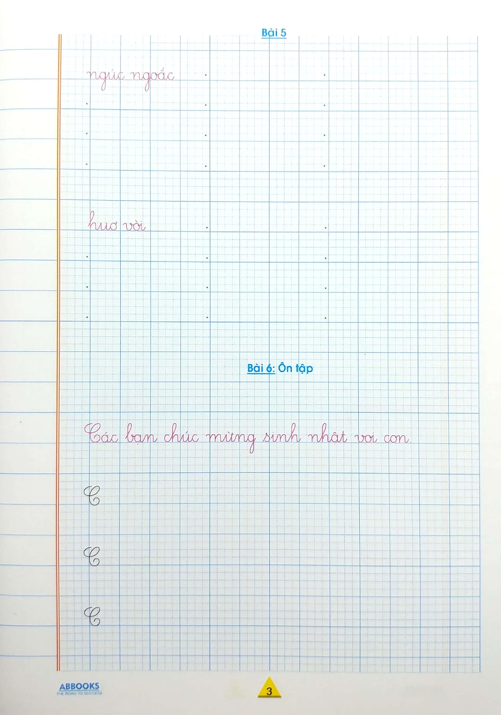 vở ô ly tập viết - mẫu chữ cỡ nhỏ - theo chuẩn chương trình sách giáo khoa mới