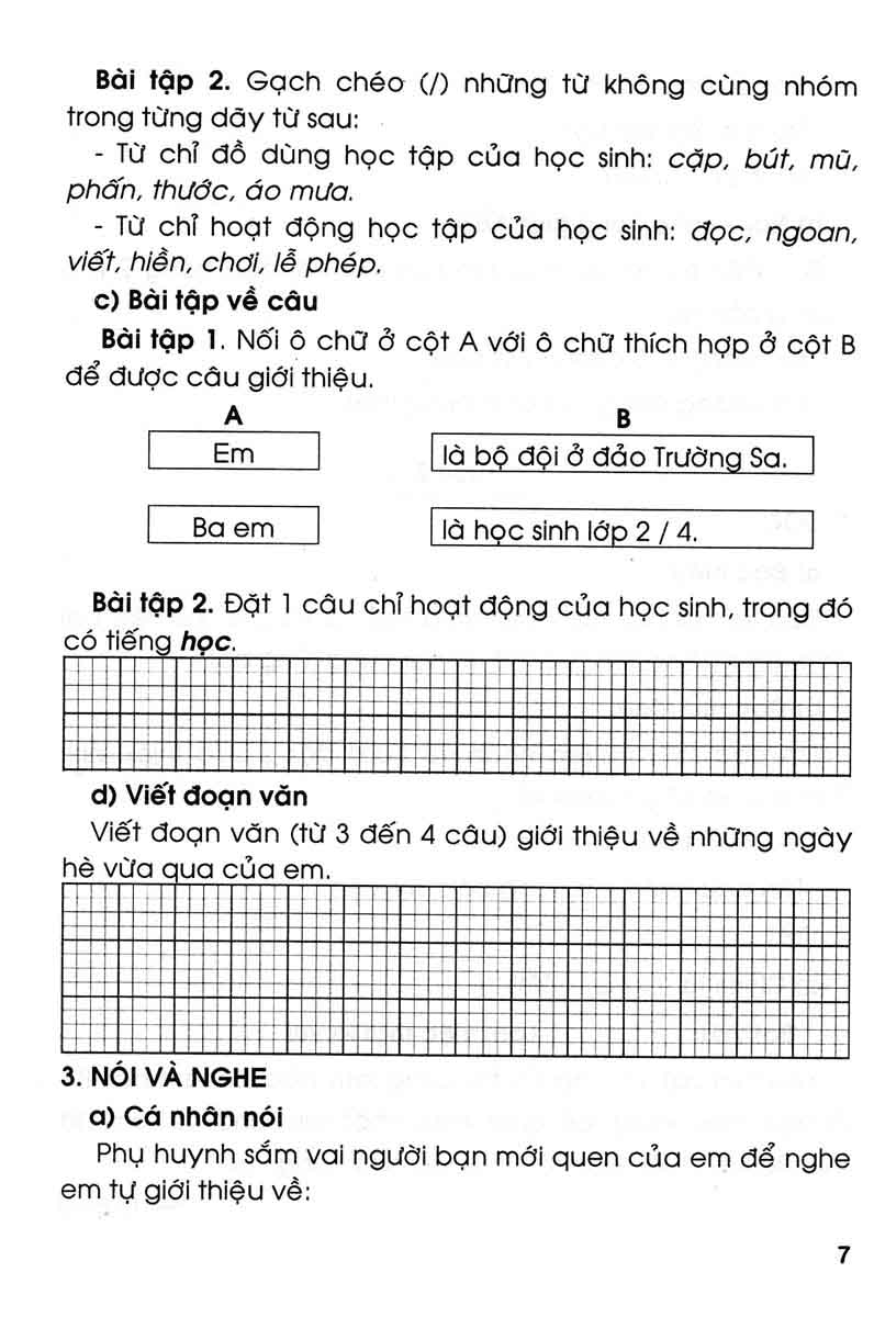 vở ôn tập cuối tuần tiếng việt lớp 2 (kết nối tri thức)