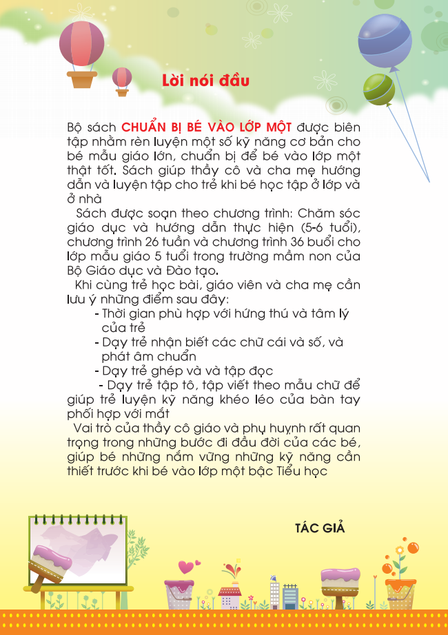 vở tập đọc và tập viết ( dành cho bé từ 5-6 tuổi ) (tái bản)