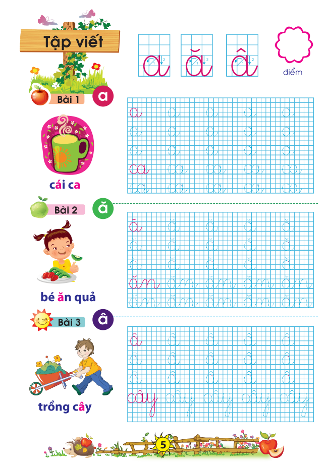 vở tập đọc và tập viết ( dành cho bé từ 5-6 tuổi ) (tái bản)