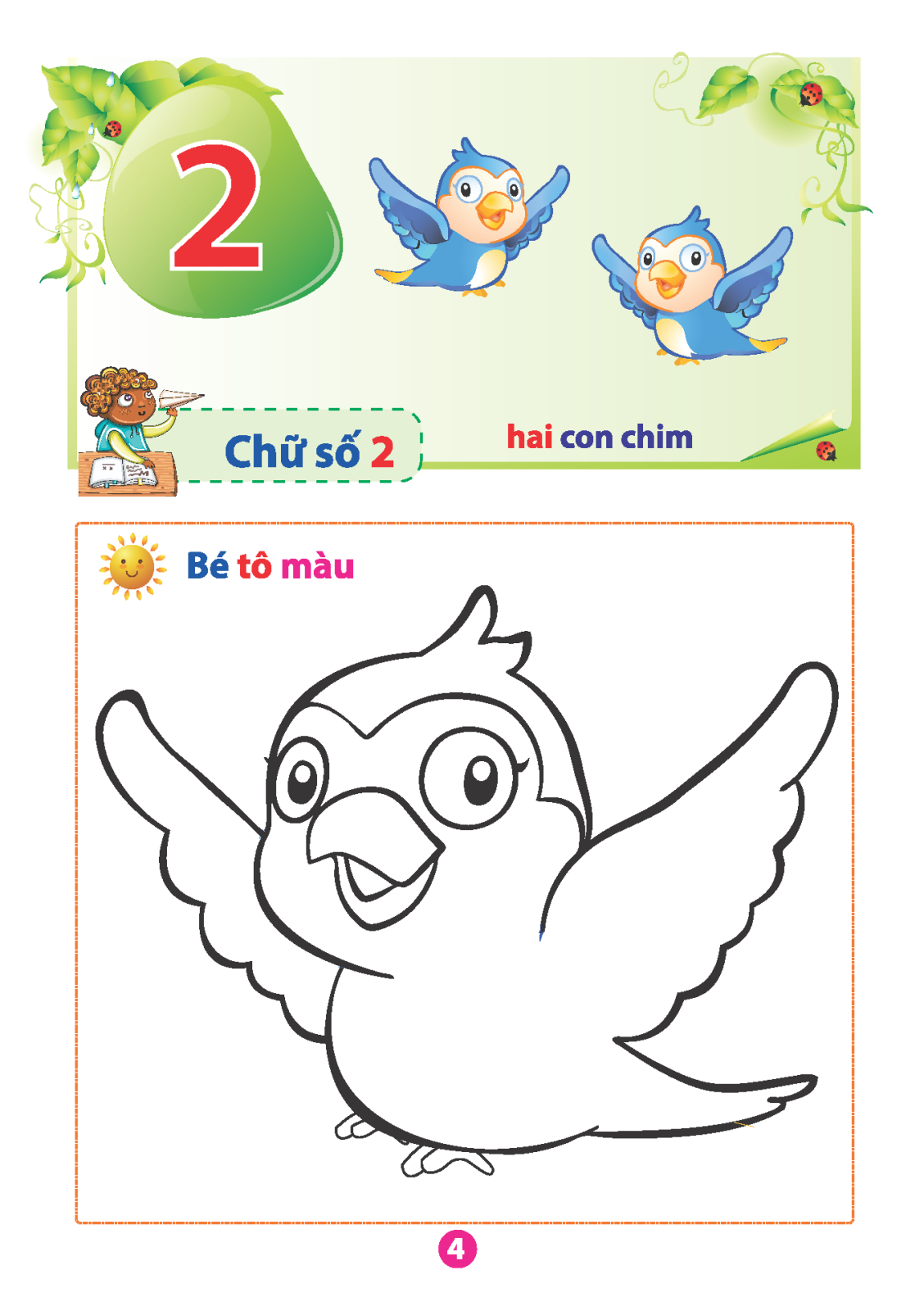 vở tập tô chữ số (dành cho bé từ 5 - 6 tuổi) (tái bản)