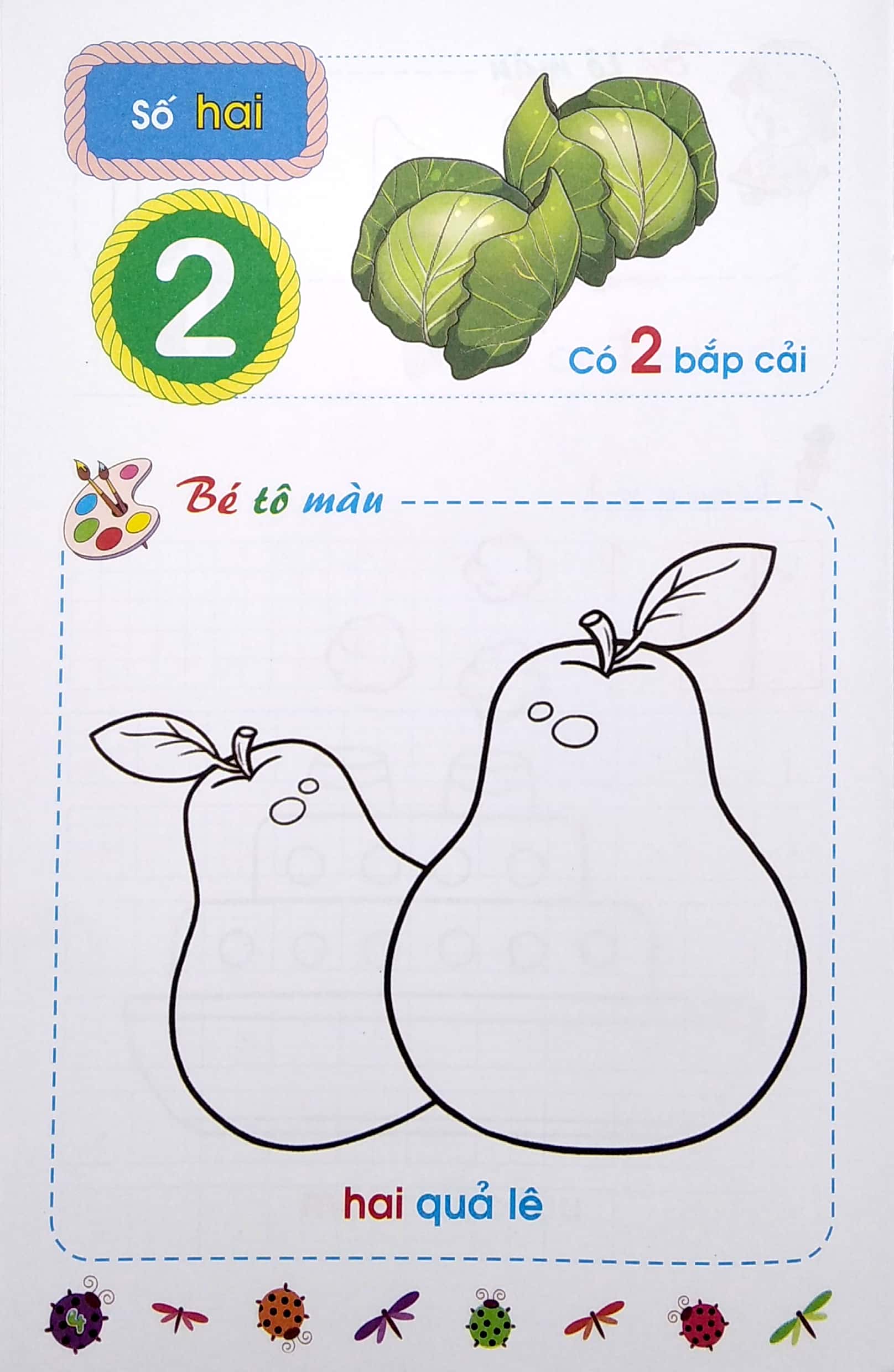 vở tập tô chữ số (dành cho trẻ 5-6 tuổi)