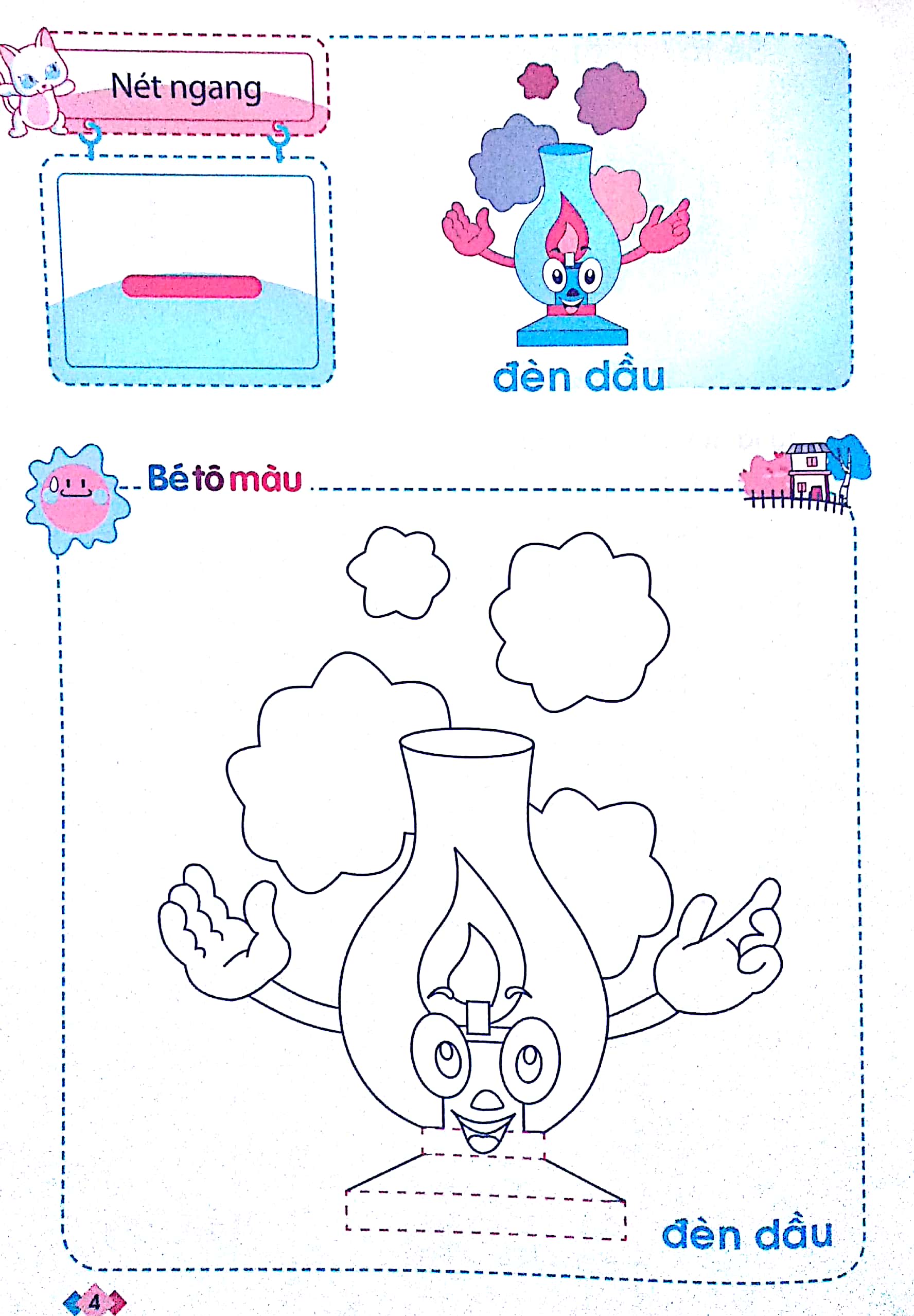 vở tập tô nét cơ bản - dành cho trẻ 5-6 tuổi