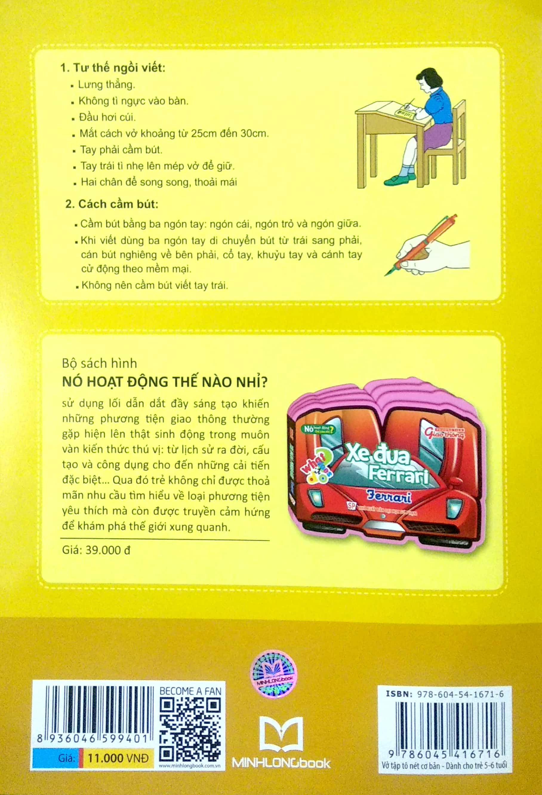 vở tập tô nét cơ bản - dành cho trẻ 5-6 tuổi