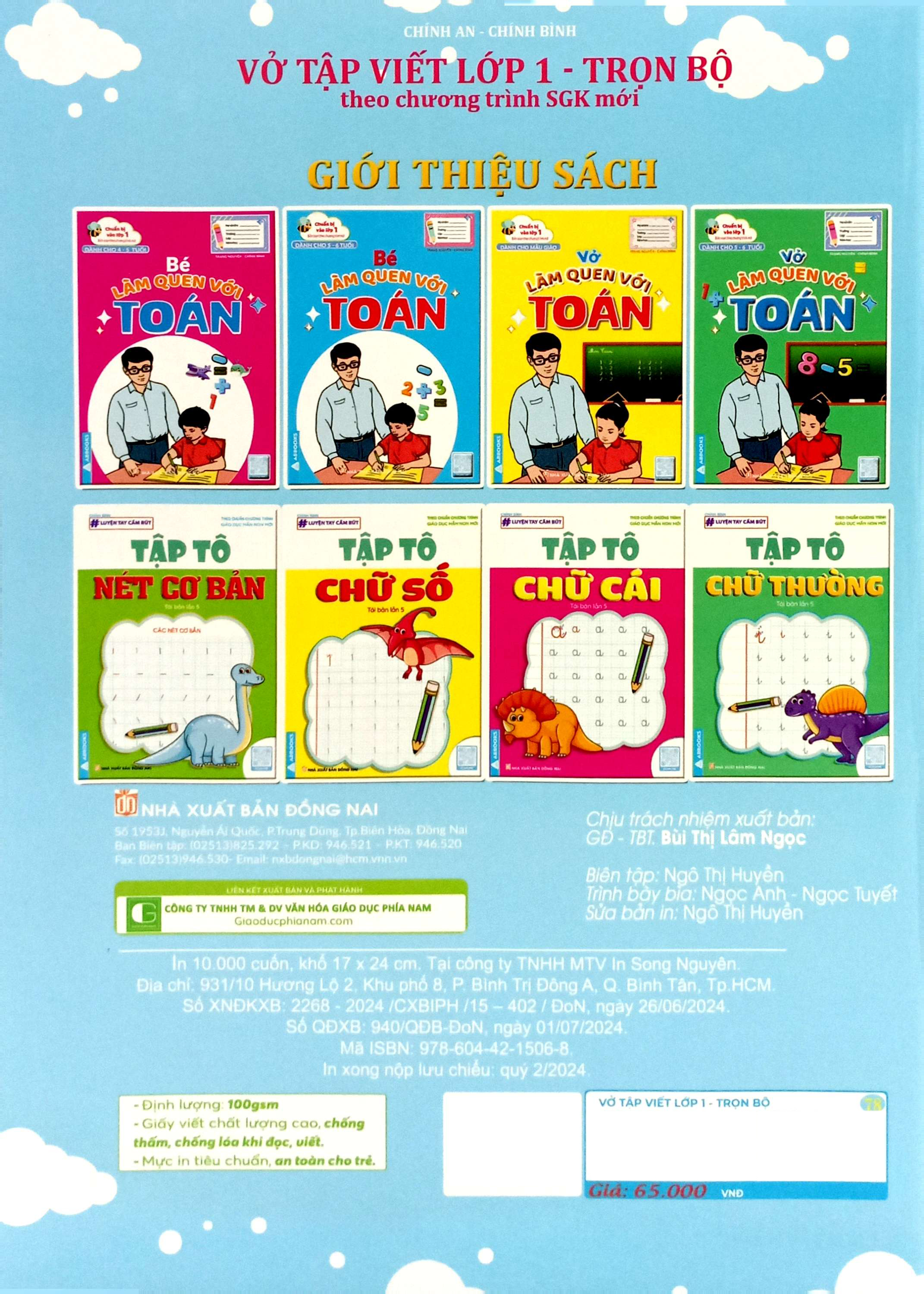 vở tập viết lớp 1 trọn bộ - theo chương trình sgk mới