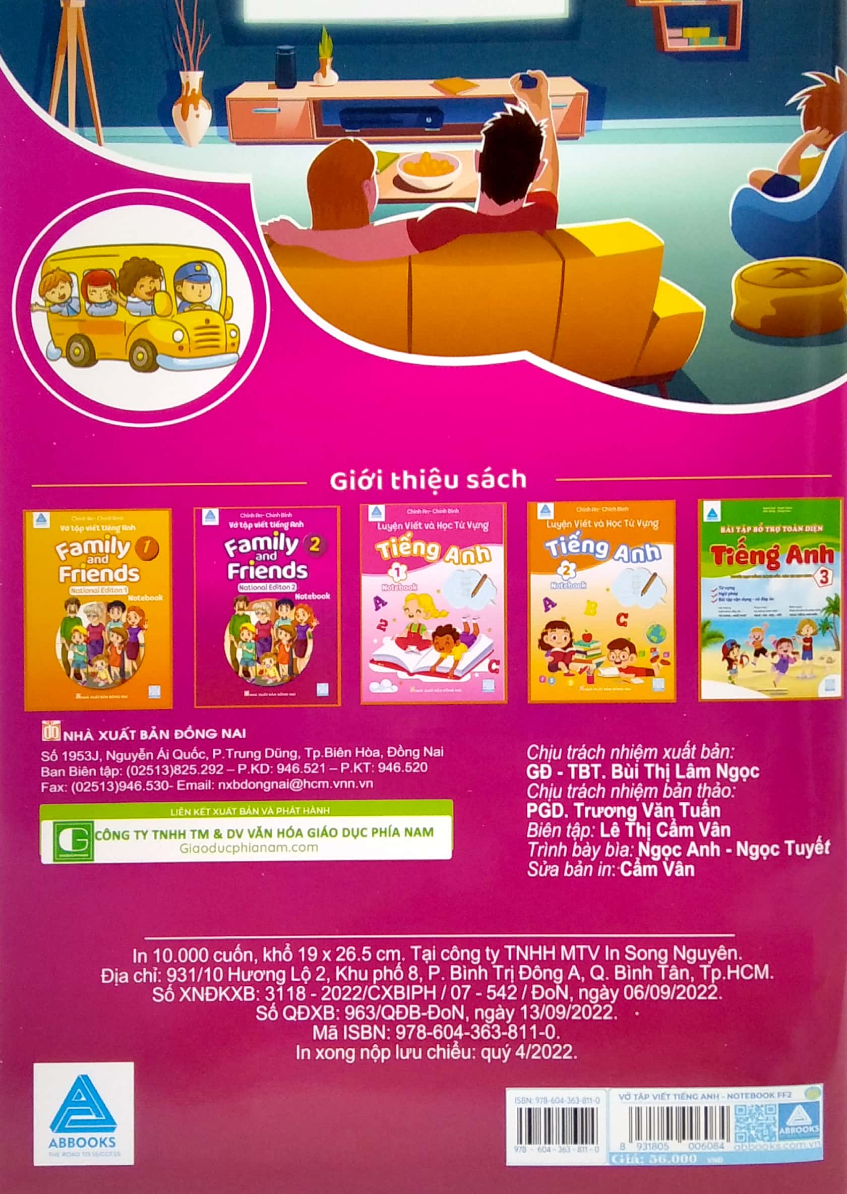 vở tập viết tiếng anh - family and friends - national edition 2 - notebook