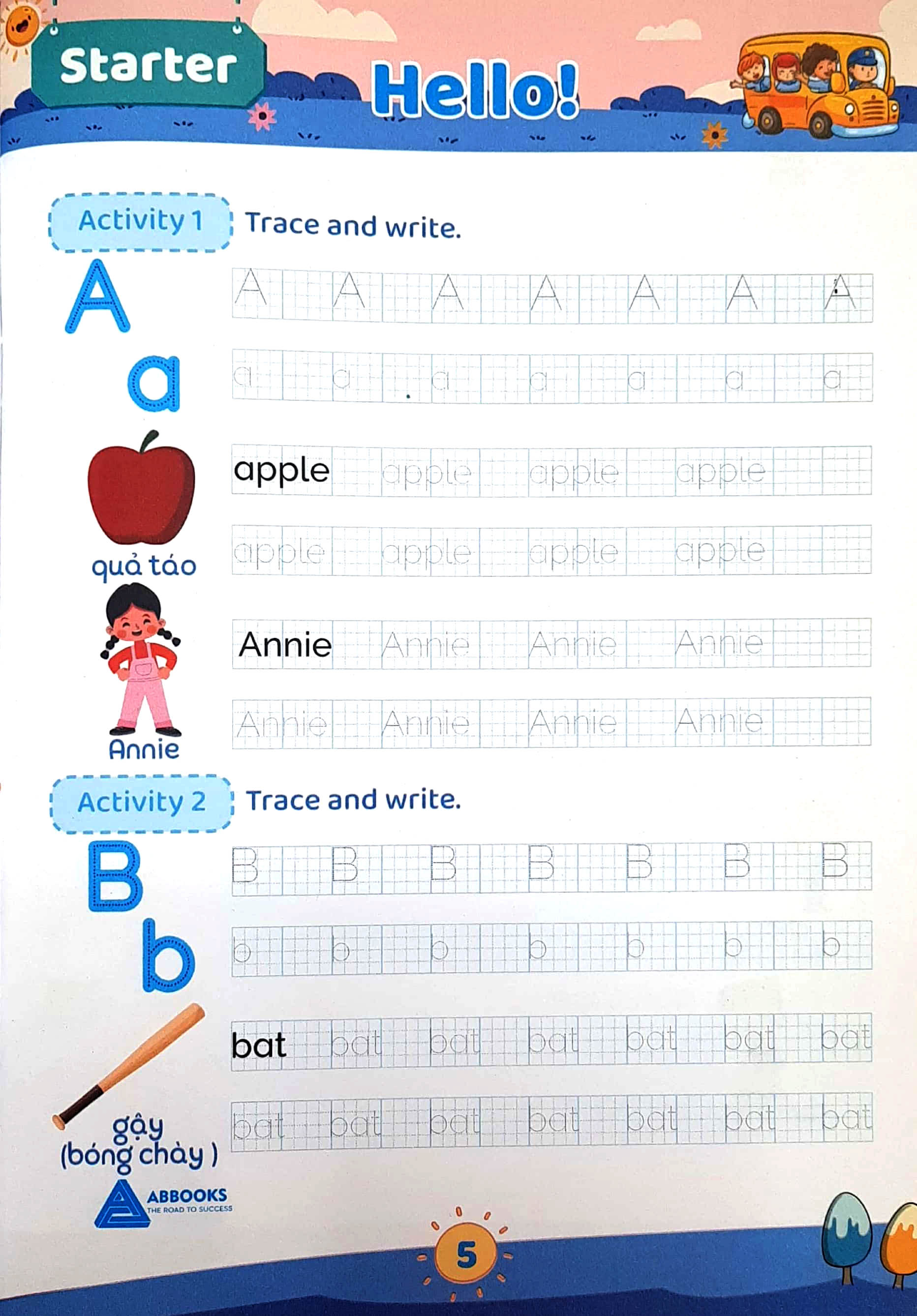 vở tập viết tiếng anh: family and friends - national editon 1