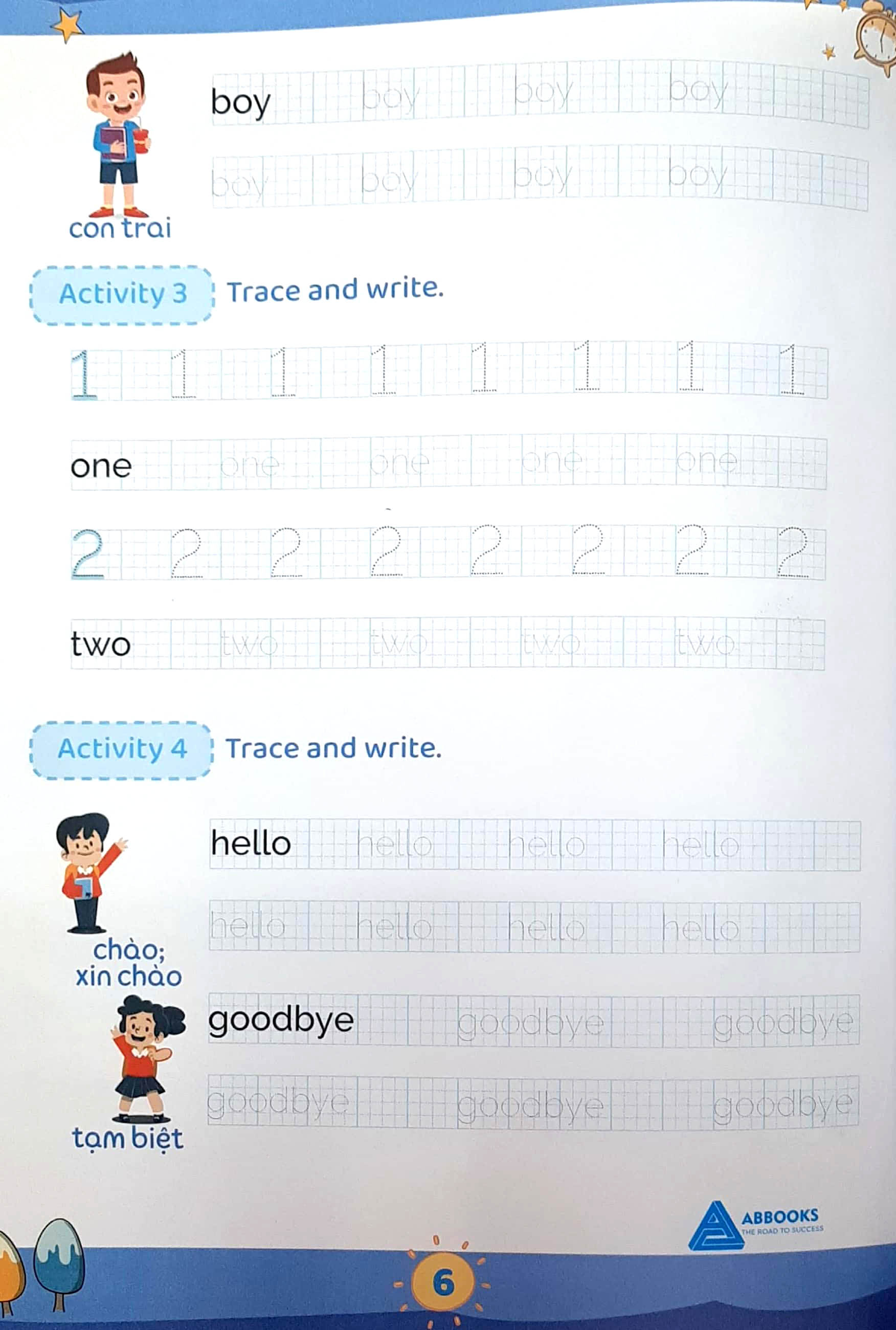 vở tập viết tiếng anh: family and friends - national editon 1