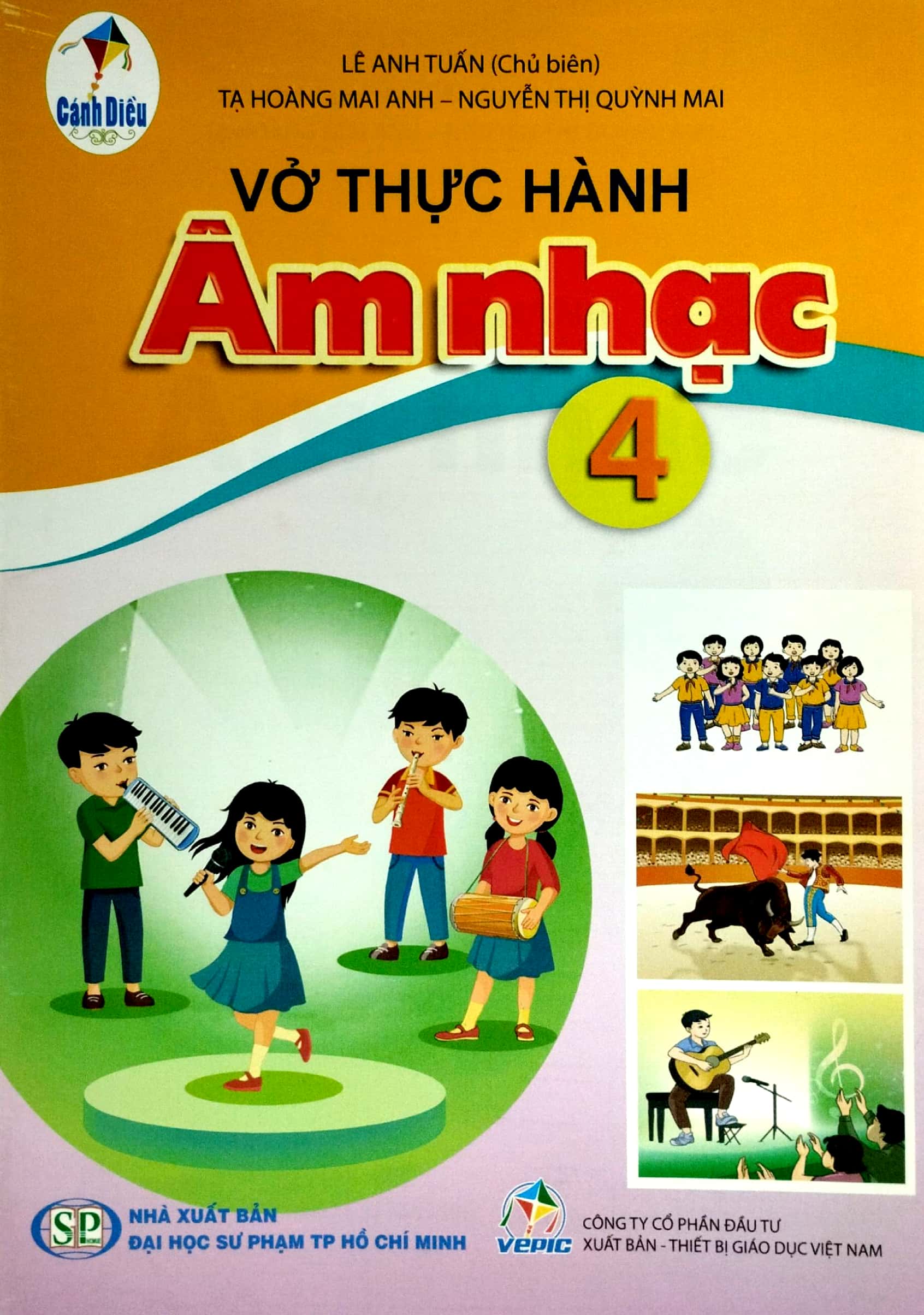 vở thực hành âm nhạc 4 (cánh diều) (chuẩn)