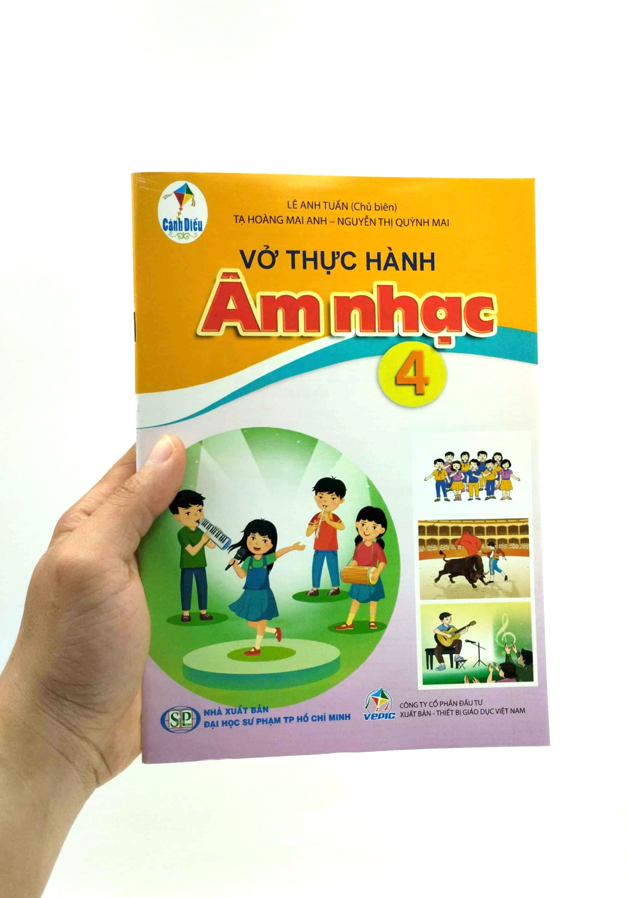 vở thực hành âm nhạc 4 (cánh diều) (chuẩn)