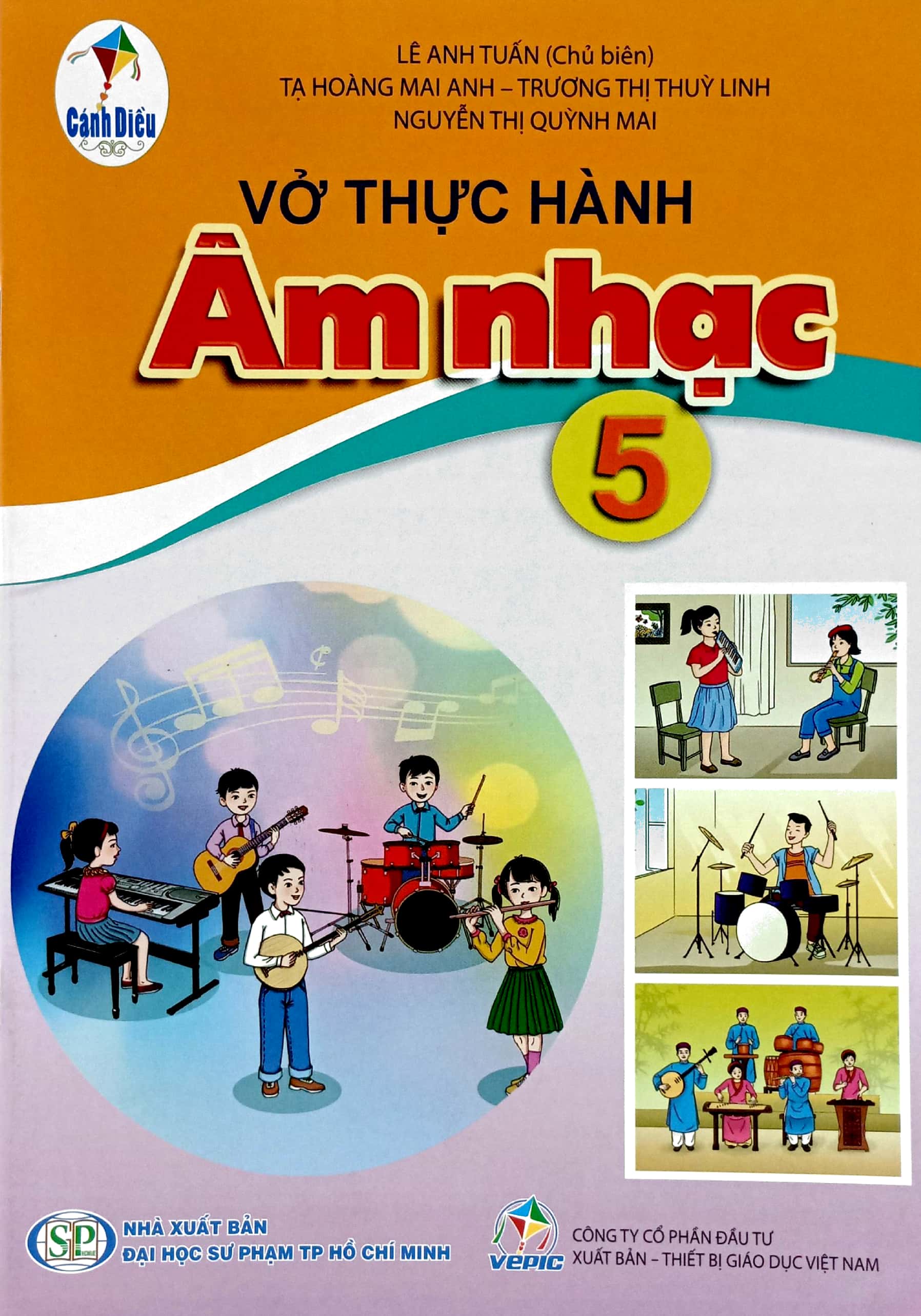 vở thực hành âm nhạc 5 (cánh diều) (chuẩn)