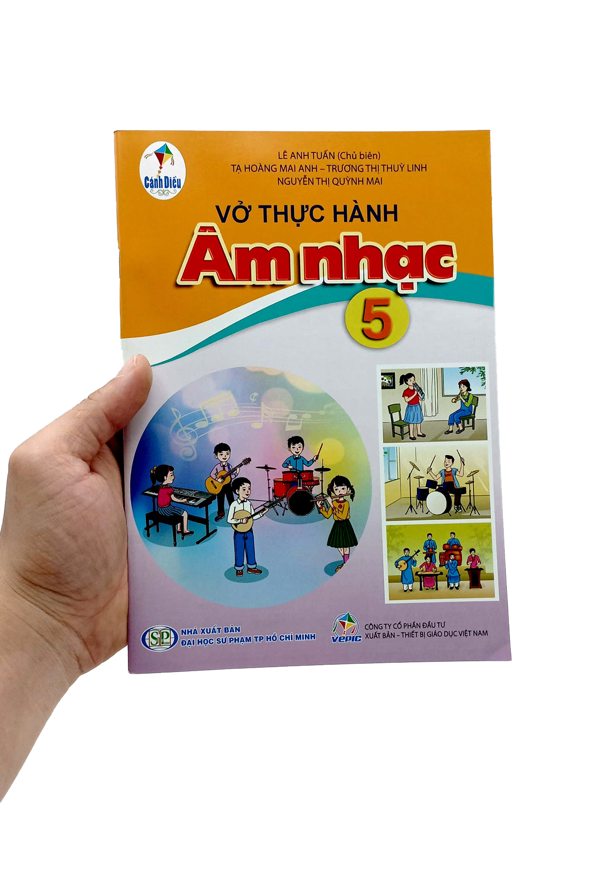 vở thực hành âm nhạc 5 (cánh diều) (chuẩn)