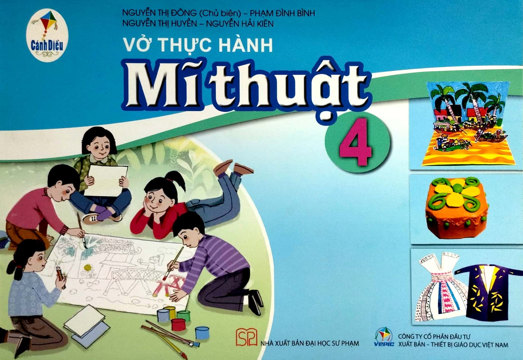 vở thực hành mĩ thuật 4 (cánh diều) (chuẩn)
