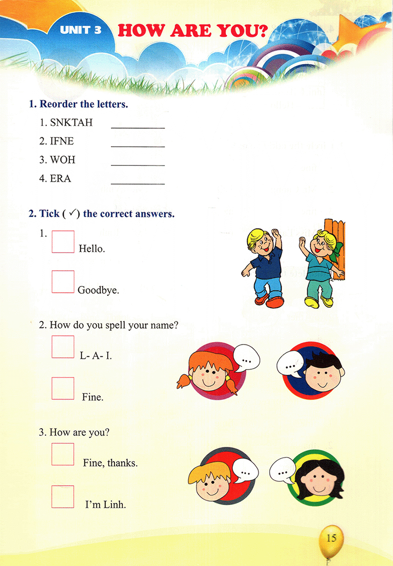 vở thực hành tiếng anh 3