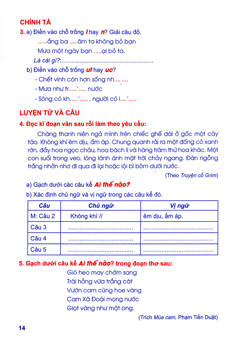 vở thực hành tiếng việt lớp 4 tập 2