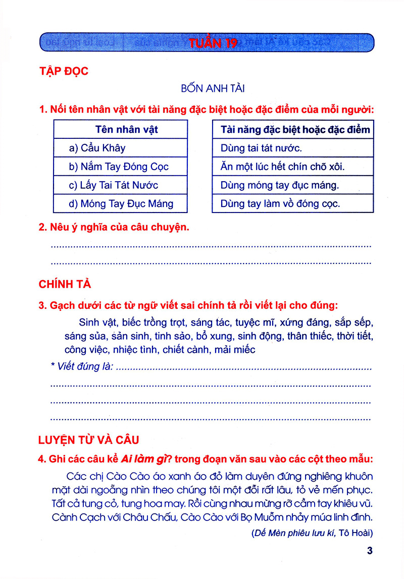 vở thực hành tiếng việt lớp 4 tập 2