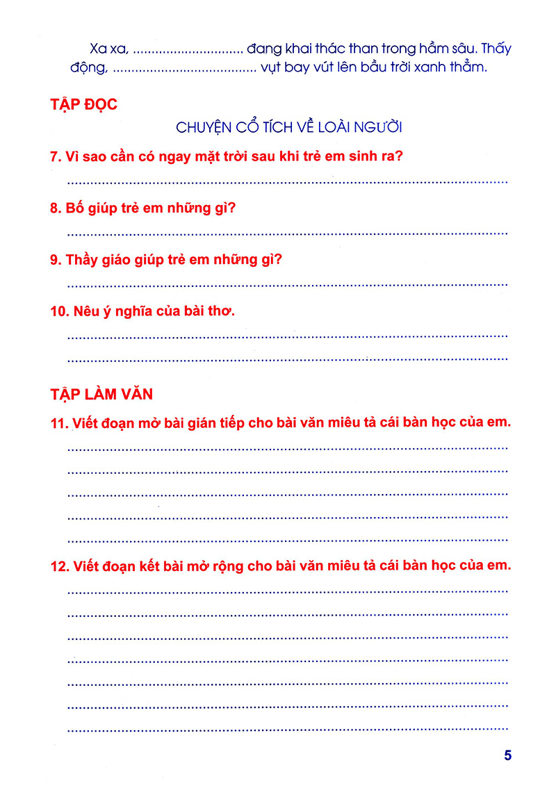 vở thực hành tiếng việt lớp 4 tập 2