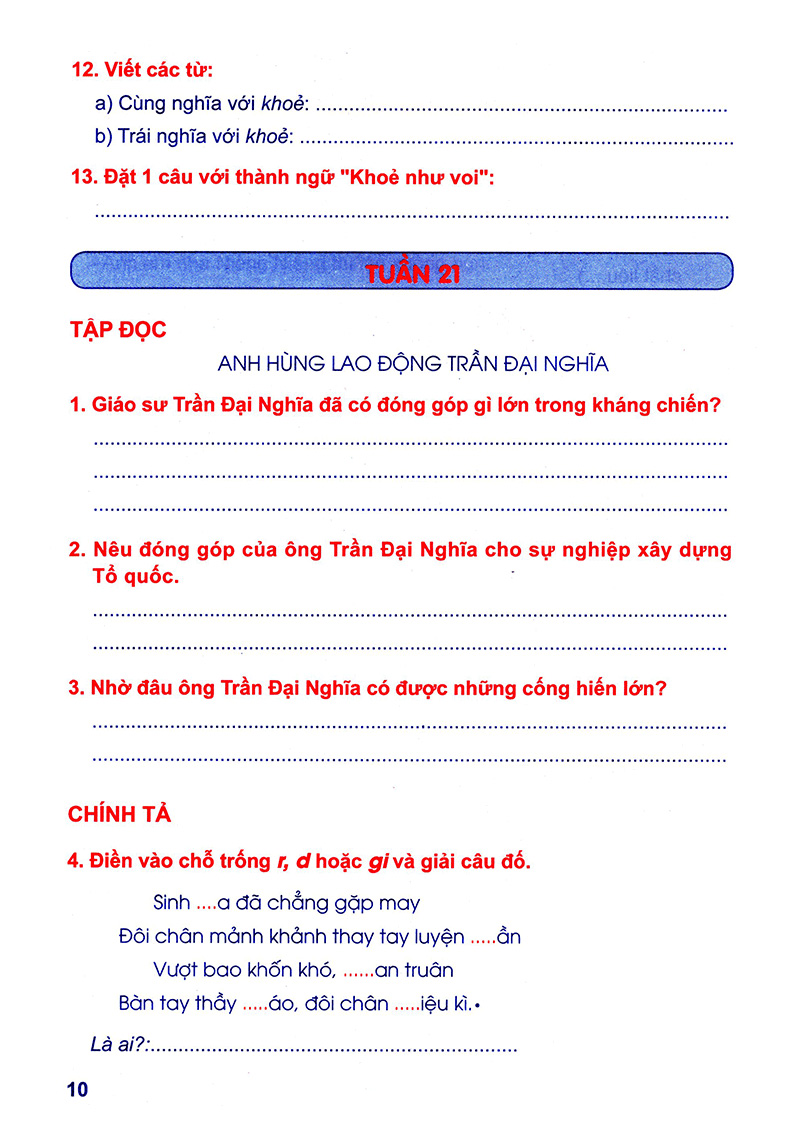 vở thực hành tiếng việt lớp 4 tập 2