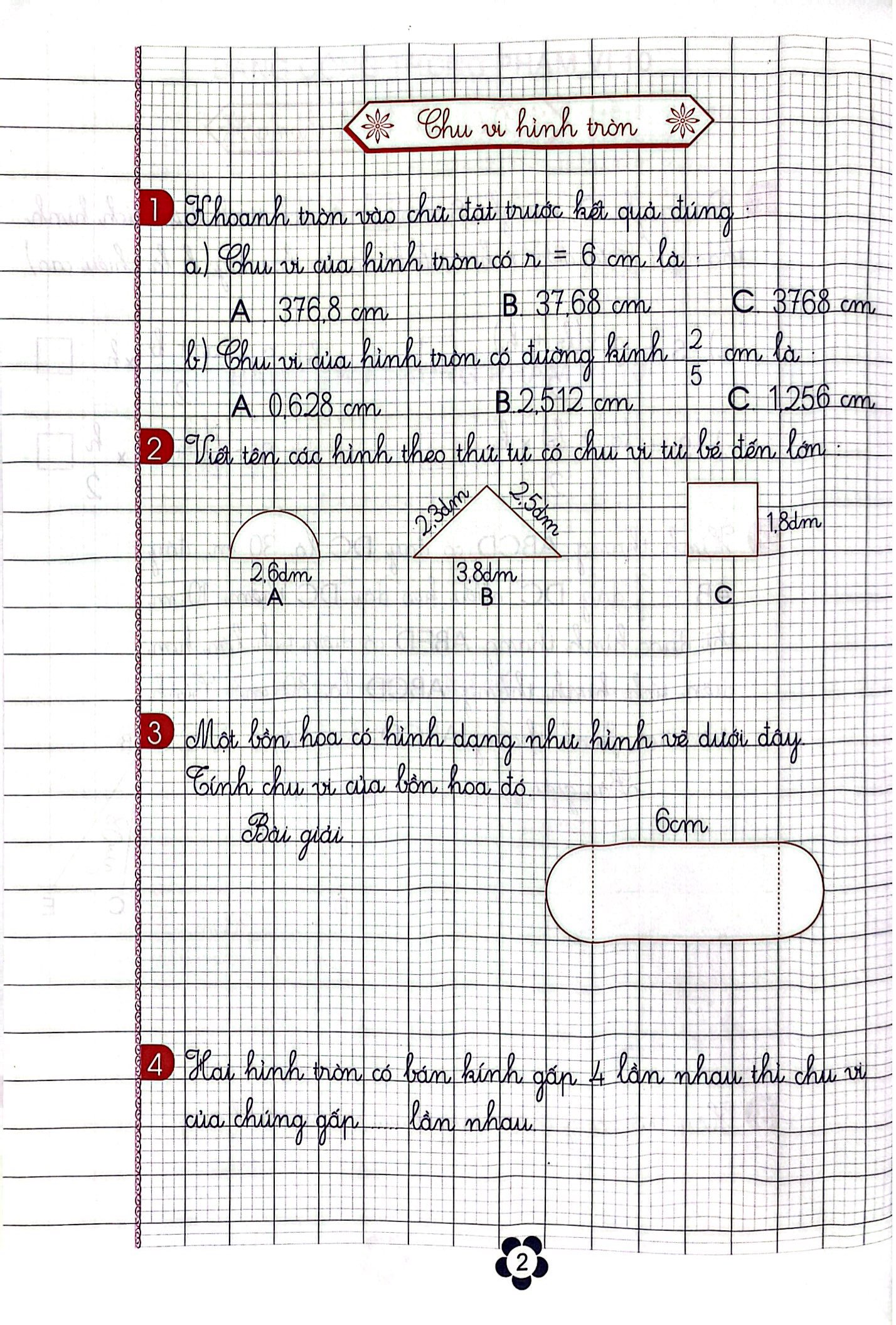 vở thực hành toán 5 - quyển 2
