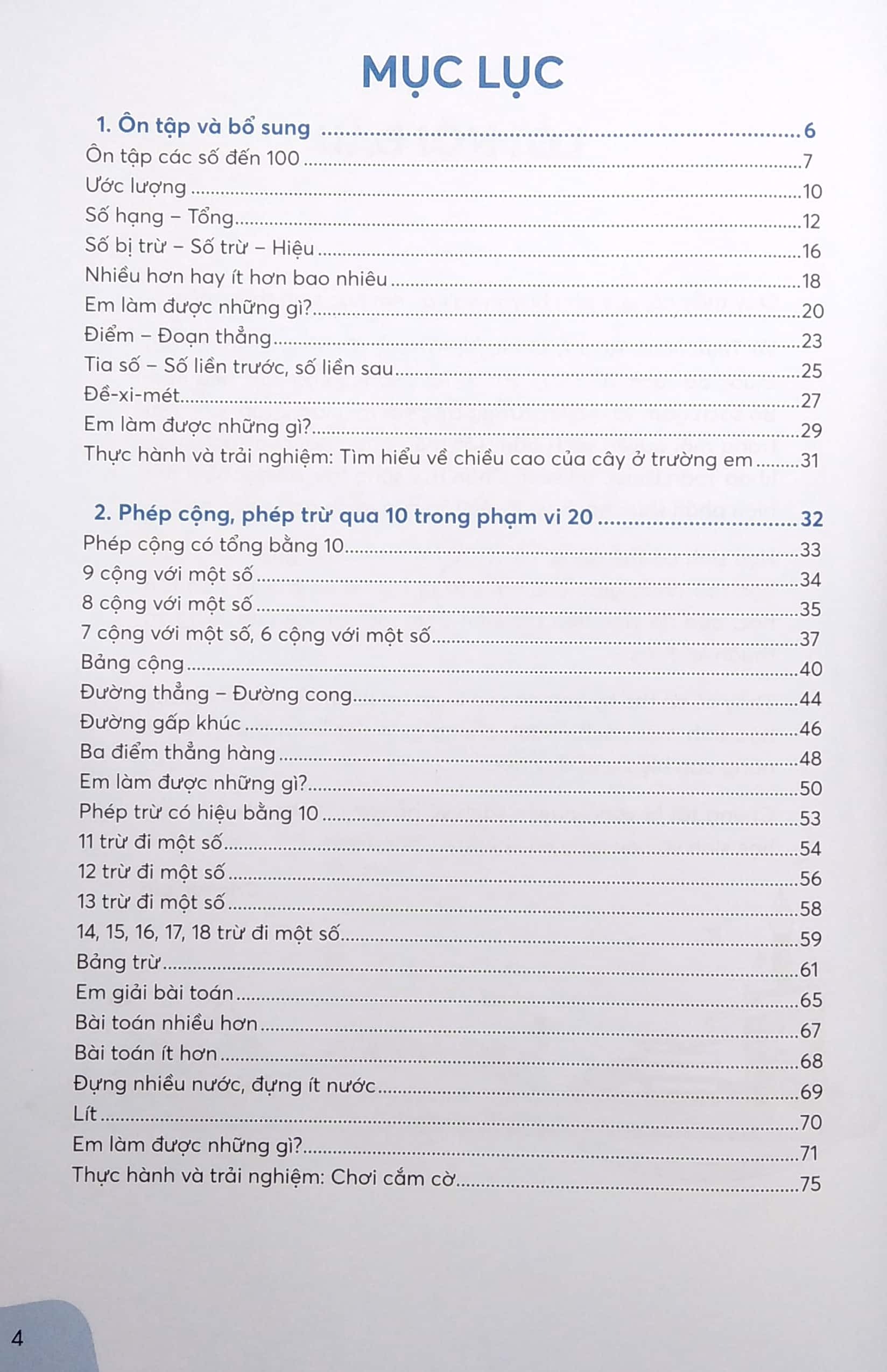 vở thực hành toán lớp 2 - tập 1 (bộ sách chân trời sáng tạo) (2023)