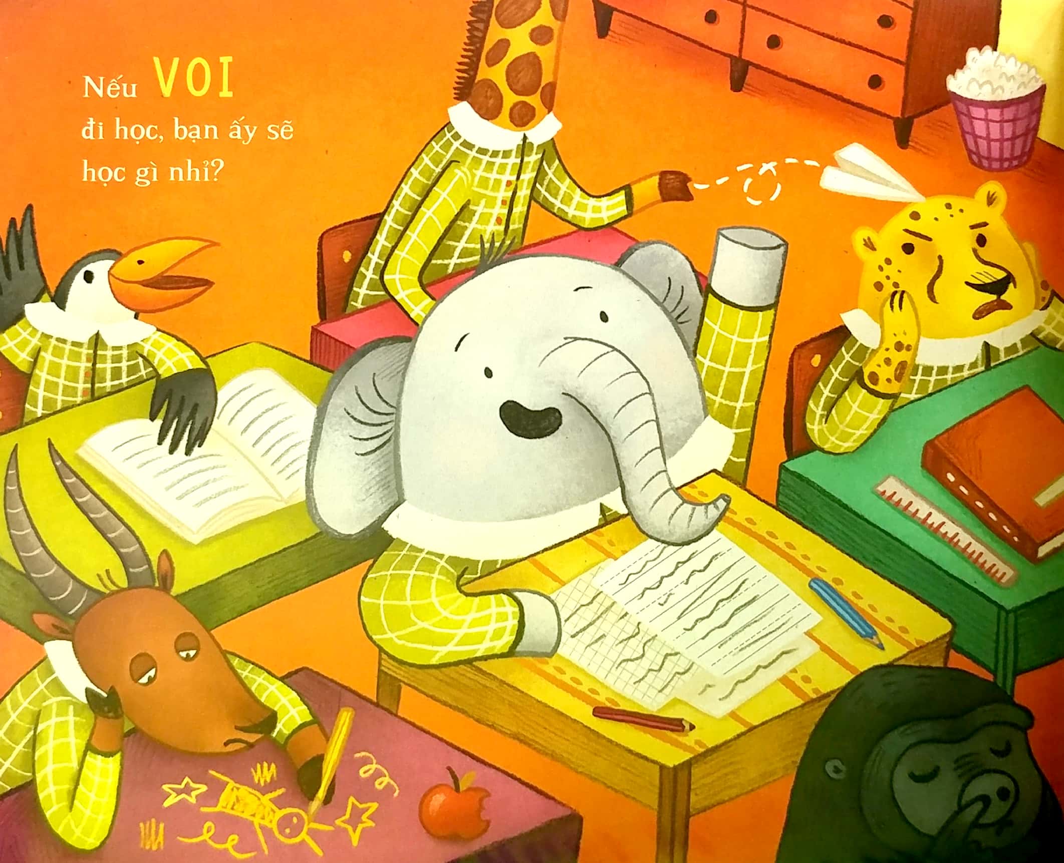 voi học gì ở trường thế nhỉ?