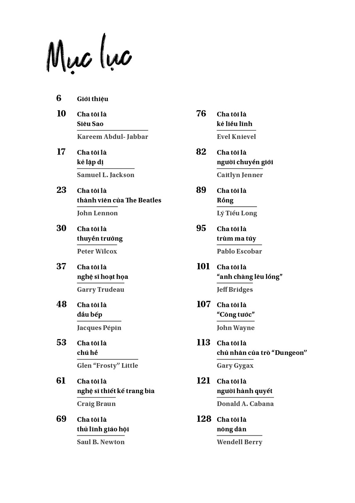 với tôi cha chỉ là cha - những câu chuyện trưởng thành cùng người cha nổi tiếng