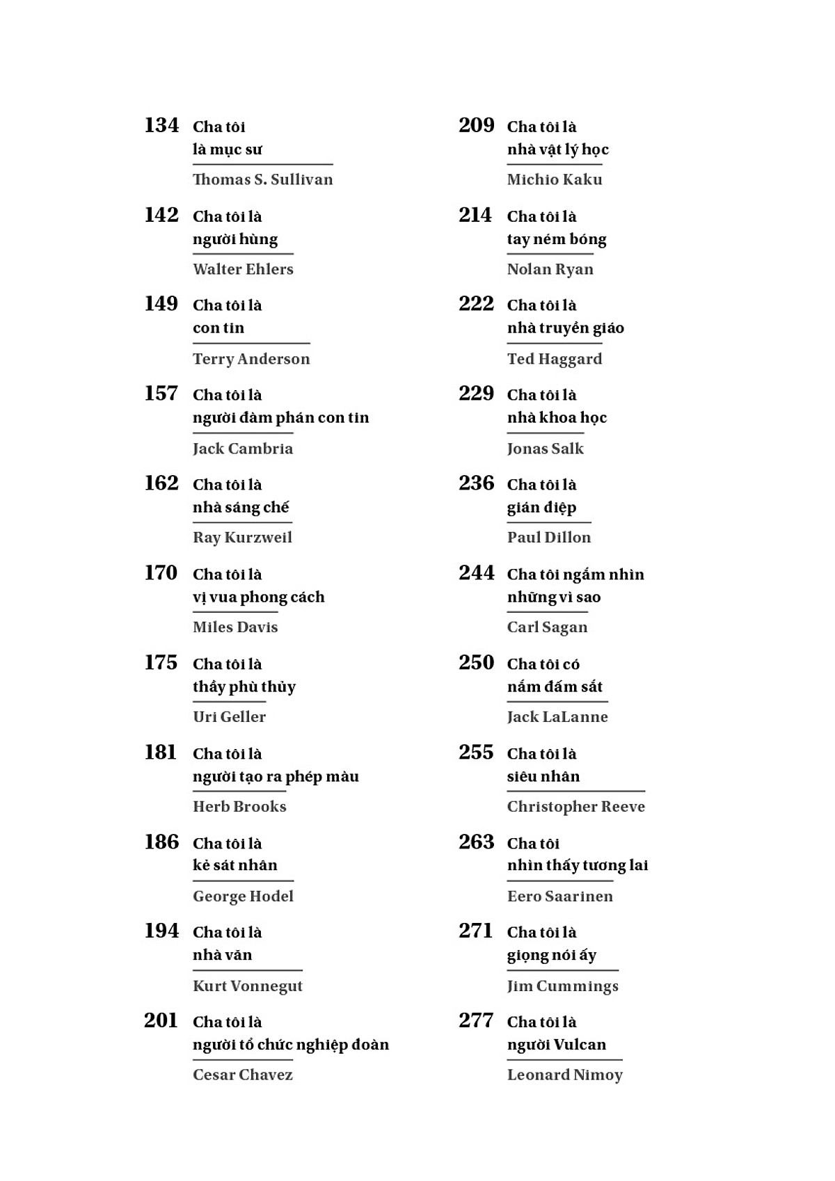 với tôi cha chỉ là cha - những câu chuyện trưởng thành cùng người cha nổi tiếng