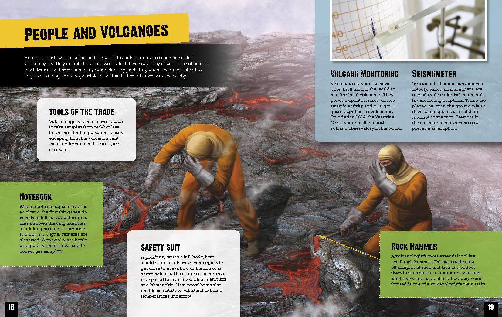 volcanoes and avalanches (natural disaster zone)